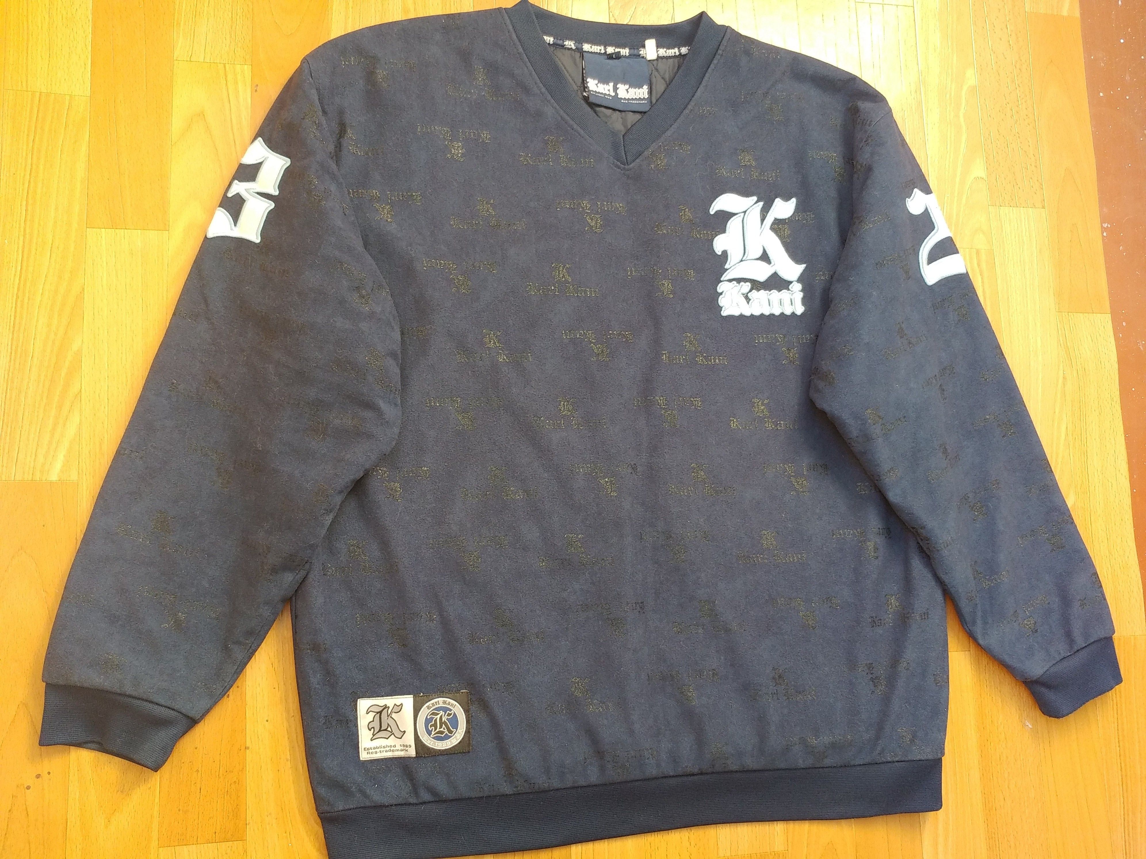 Karl Kani KARL KANI sweatshirt, vintage 90s hip hop, skater size L Size US L / EU 52-54 / 3 - 11 Thumbnail