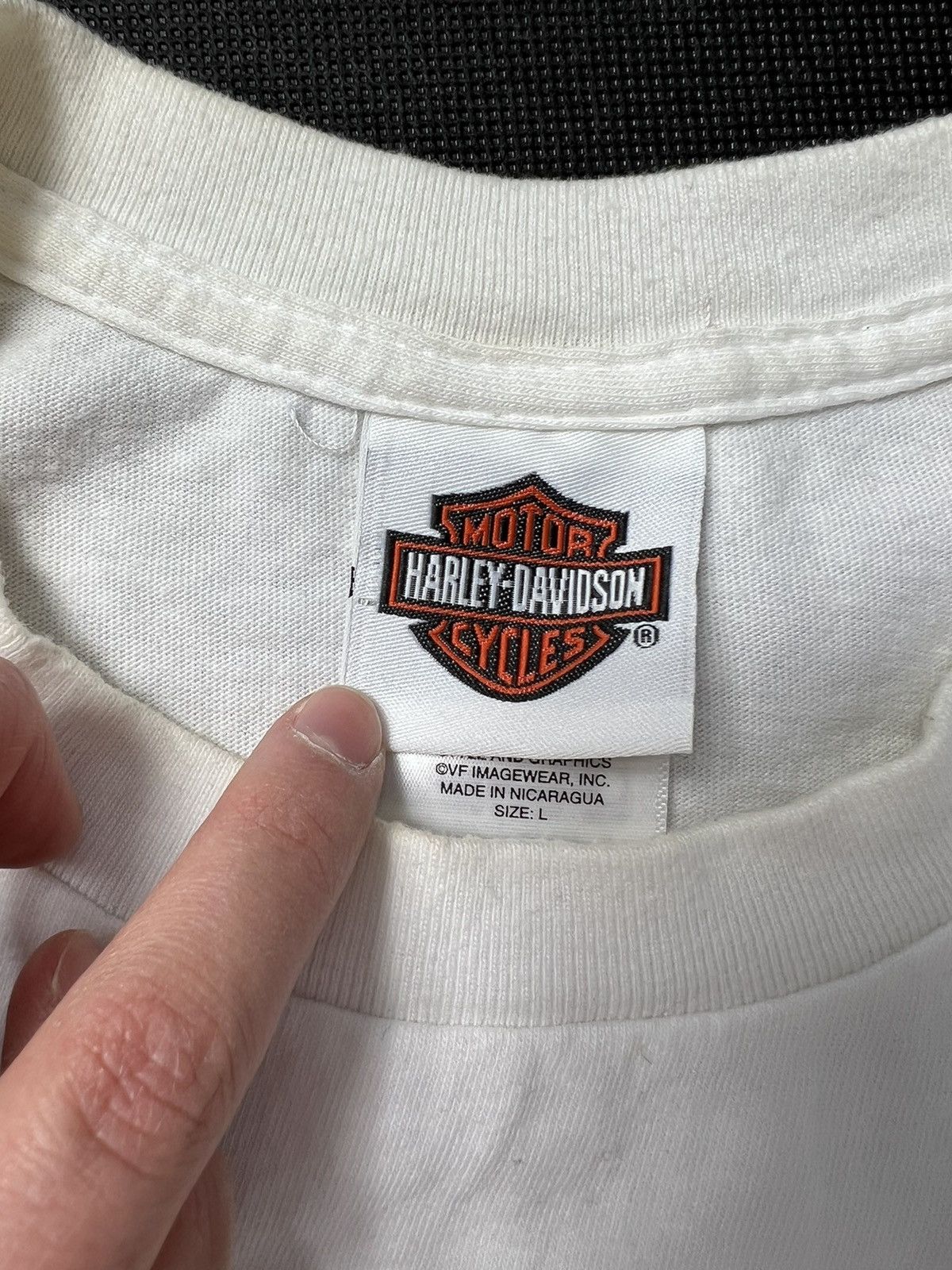 Harley Davidson × Vintage Tshirt Harley Davidson Motor Cycles Dubai 2008 Vintage Size US L / EU 52-54 / 3 - 5 Thumbnail