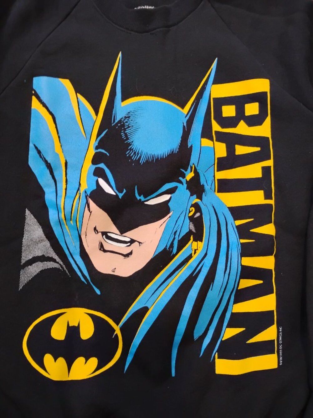 Fruit Of The Loom Vintage 80s Batman Crewneck Sweatshirt Size US L / EU 52-54 / 3 - 1 Thumbnail