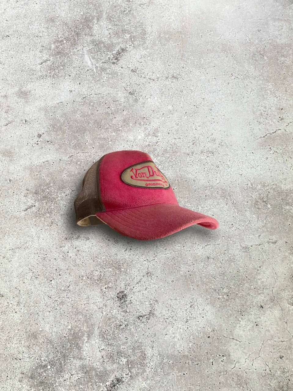 Vintage × Von Dutch CRAZY Y2K VON DUTCH PINK EMBROIDERED LOGO HAT CAP VINTAGE Size ONE SIZE - 1 Thumbnail