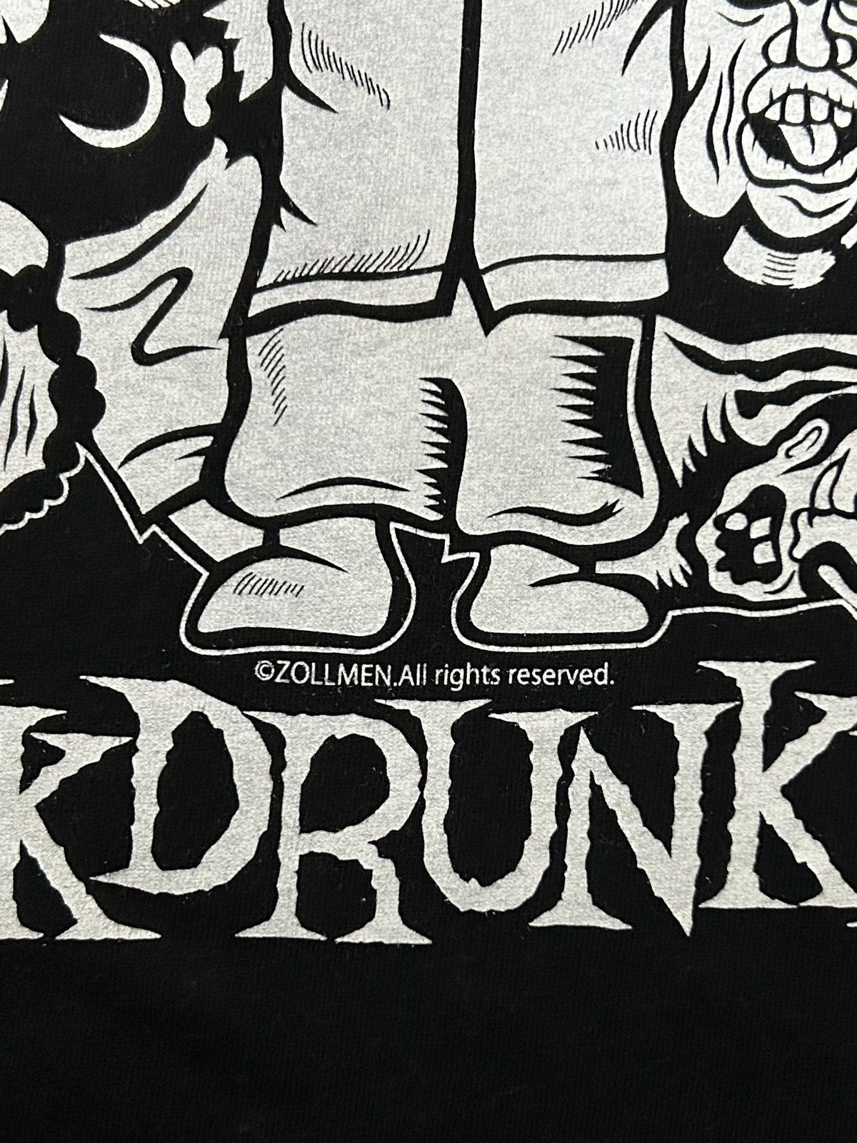 Japanese Brand VINTAGE PUNK DRUNKERS PUSHEAD DESIGN RARE Size US XL / EU 56 / 4 - 7 Thumbnail