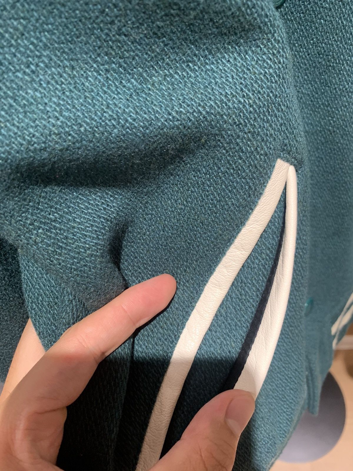 Saint Laurent Paris Saint Laurent 2021SS California green teddy Size US S / EU 44-46 / 1 - 3 Thumbnail
