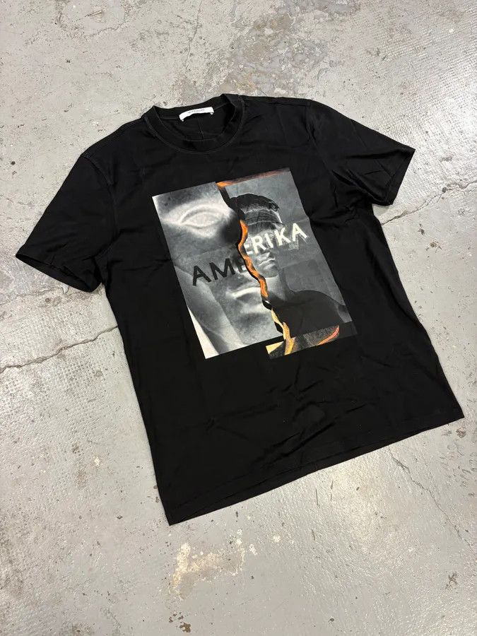 Givenchy SS2015 Givenchy Amerika Black T-Shirt by Riccardo Tisci Size US M / EU 48-50 / 2 - 4 Thumbnail