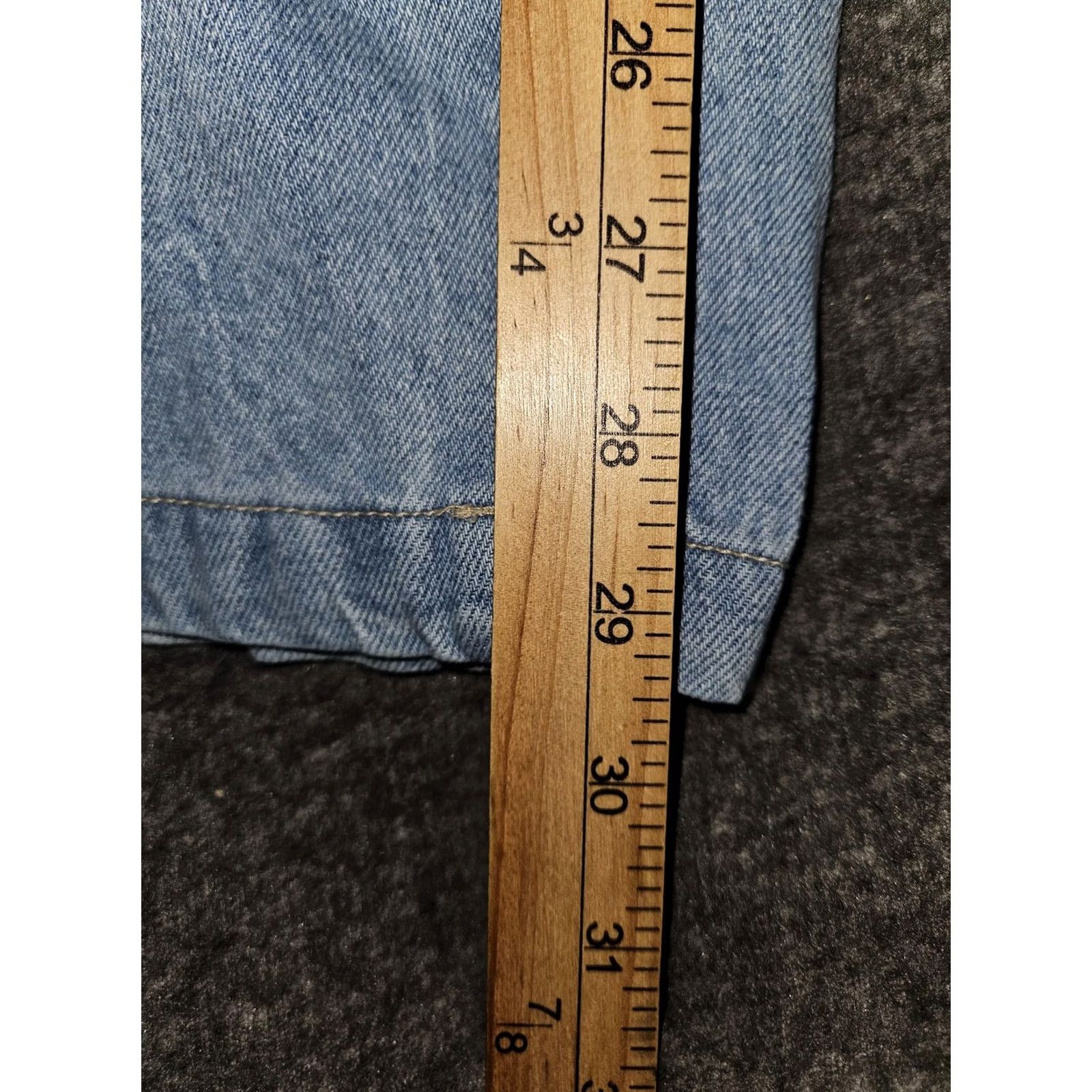 Forever 21 FOREVER 21 Premium Cargo Jeans Womens 14 Blue High Rise Wide Leg Denim Utility 90s College Hip Hop Baggy Trousers Mens? Size 36" / US 14 / IT 50 - 6 Thumbnail