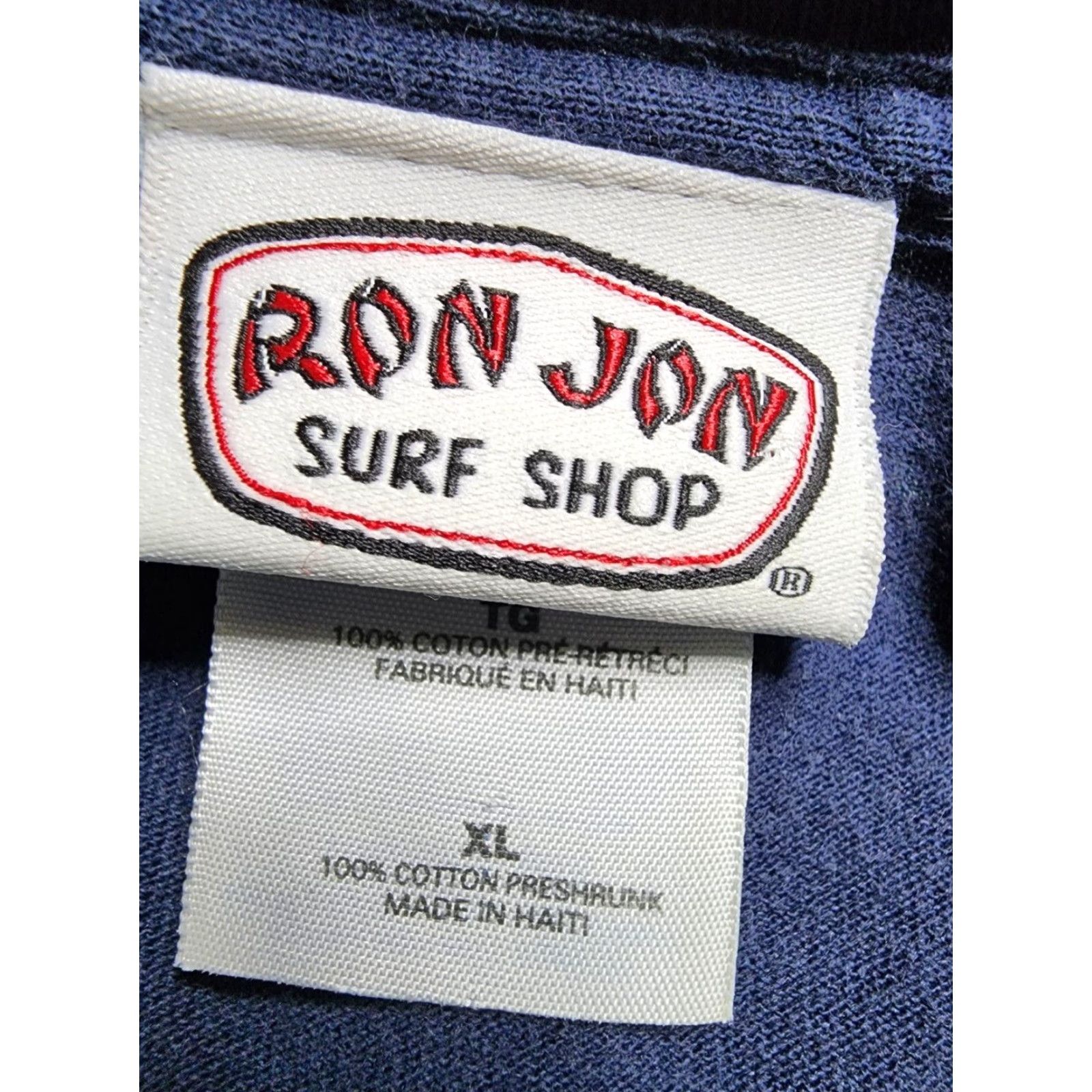 Doublet Retro Mens XL Ron Jon Surf Shop Fort Lauderdale Pocket T Shirt Double Sided Size US XL / EU 56 / 4 - 5 Thumbnail