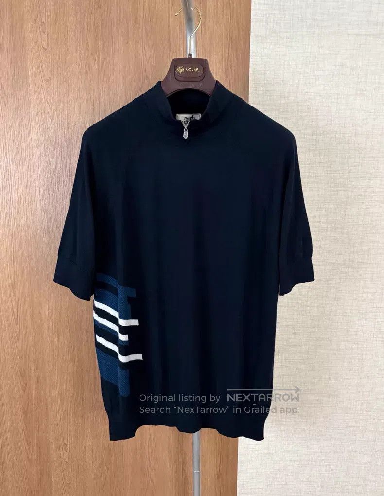 Hermes Hermes Short Sleeve Knit T-Shirt Size US XXL / EU 58 / 5 - 1 Thumbnail