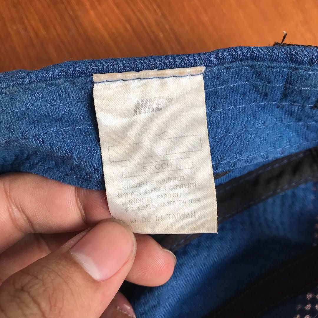 Nike × Vintage Vintage 90s Nike Tailwind Hat Light Blue Tennis Running Size ONE SIZE - 11 Thumbnail