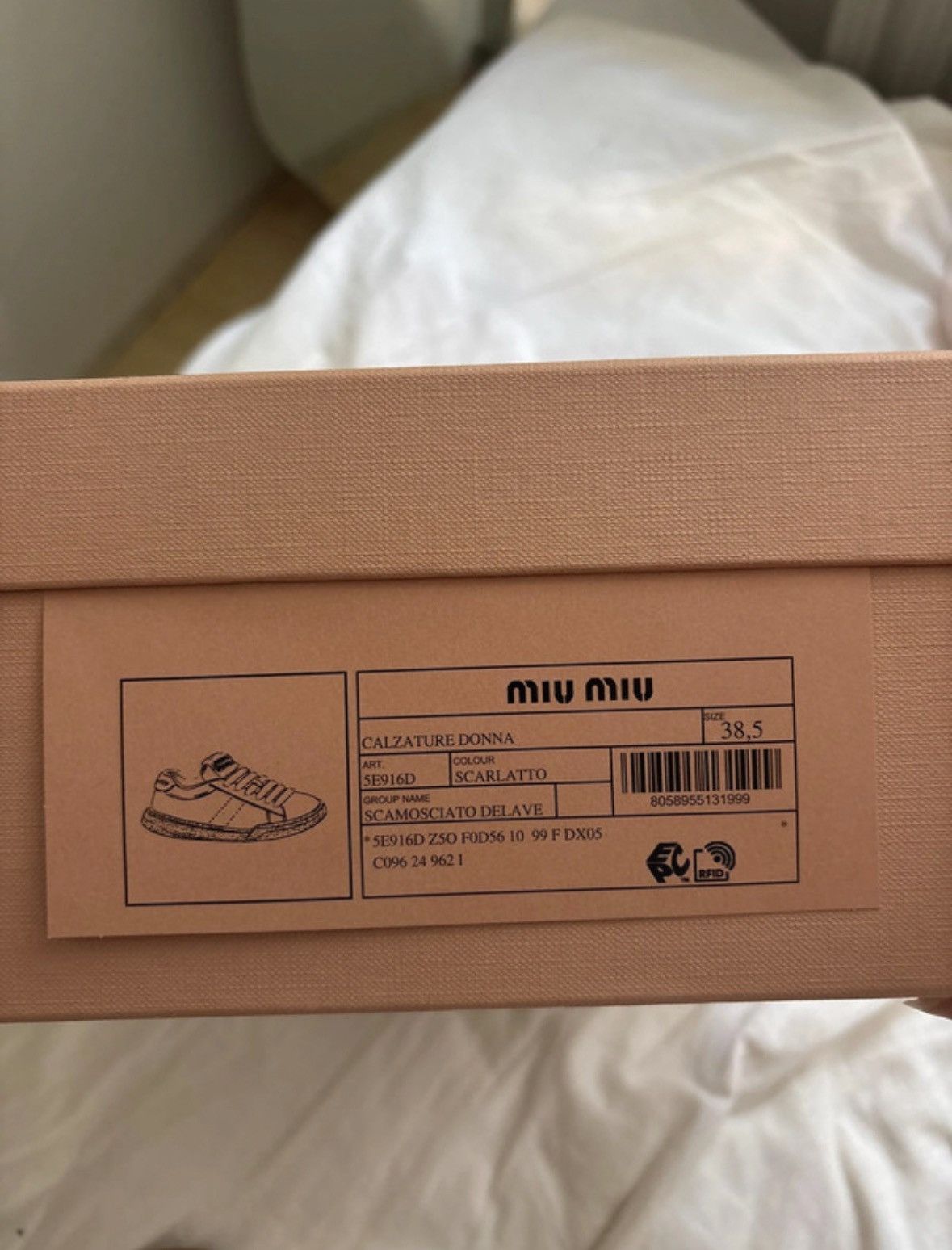 Miu Miu Miu miu bleached sneakers Size US 8.5 / IT 38.5 - 3 Thumbnail