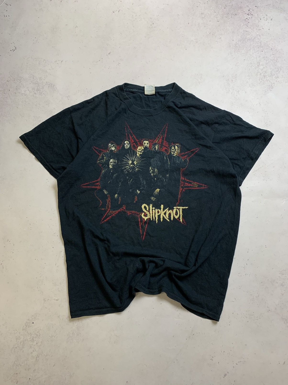 Slipknot × Vintage Vintage Slipknot Promo Boxy T-shirt Y2K L Size US L / EU 52-54 / 3 - 1 Thumbnail