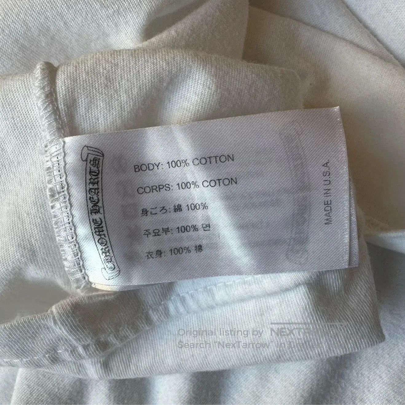 Chrome Hearts Chrome Hearts Horseshoe T. Size US L / EU 52-54 / 3 - 4 Thumbnail
