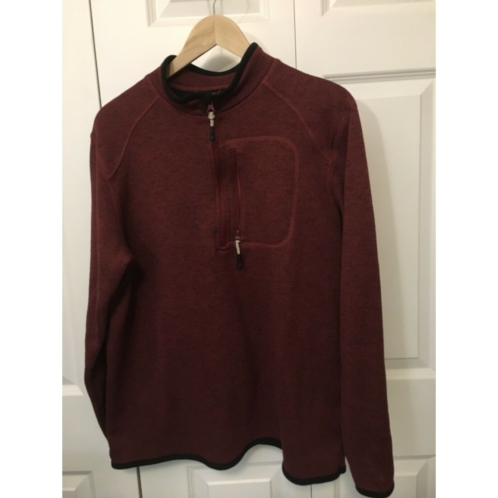 Other Magellan Outdoors Men’s Sz L Pullover Maroon 1/4 Zip Size US L / EU 52-54 / 3 - 1 Thumbnail