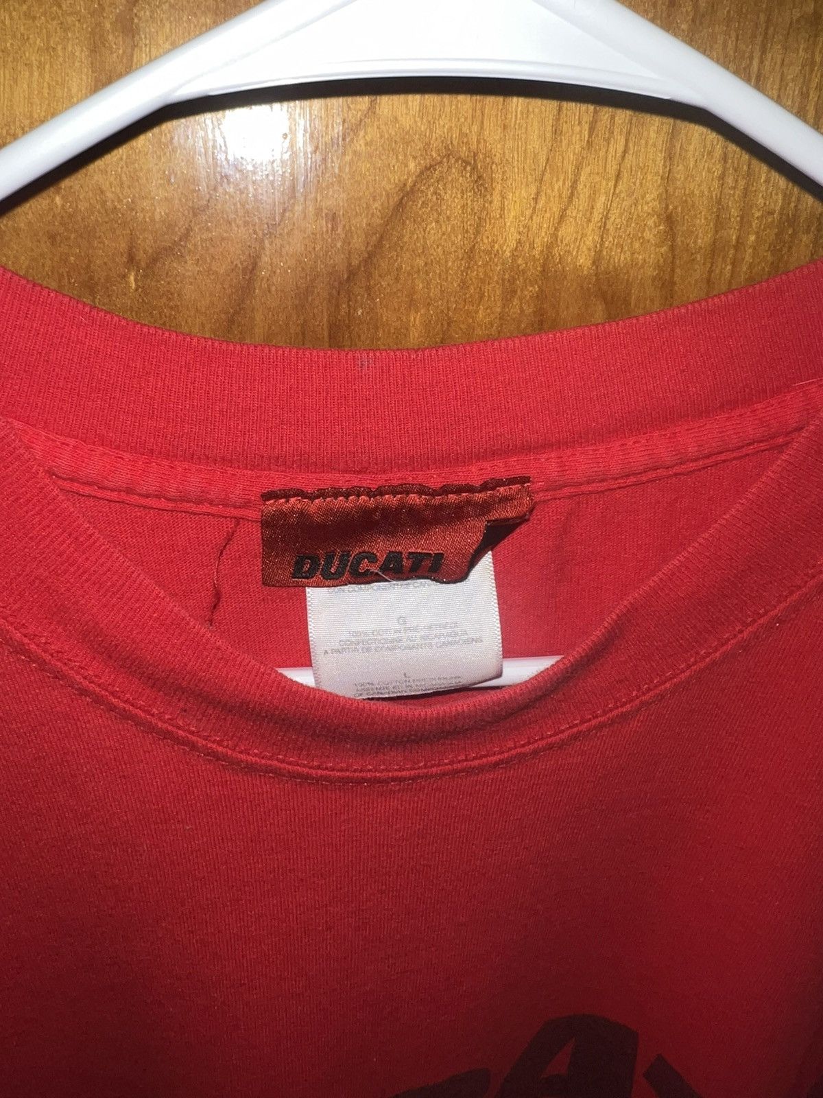 Ducati Vintage Ducati Racing Tee, Red Size US L / EU 52-54 / 3 - 3 Thumbnail