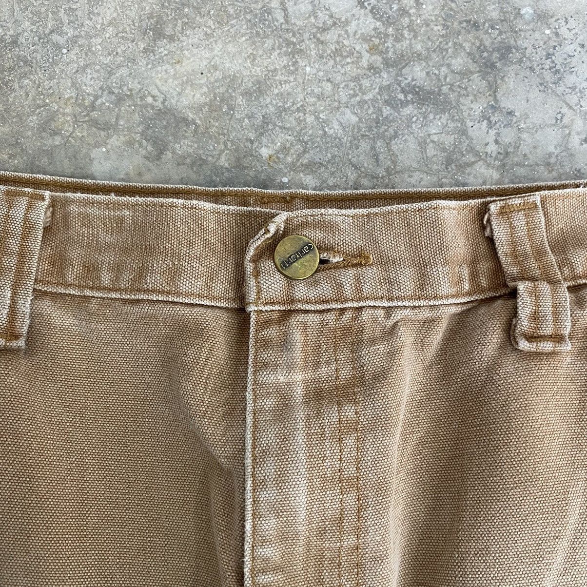 Carhartt VTG Carhartt Double Knee Faded Distressed Carpenter Pants Size US 37 - 13 Thumbnail