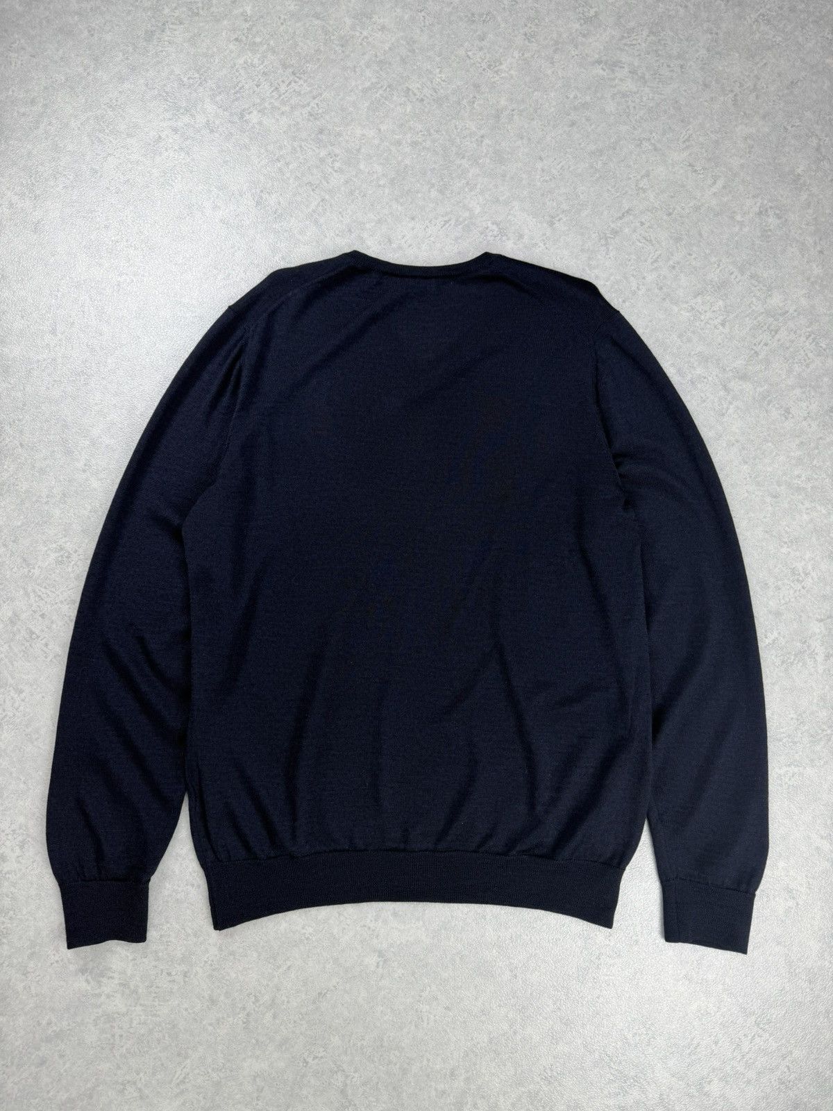 Gran Sasso Gran Sasso Wool/Silk V-Neck Knit Sweater Men’s Size L Size US L / EU 52-54 / 3 - 9 Thumbnail