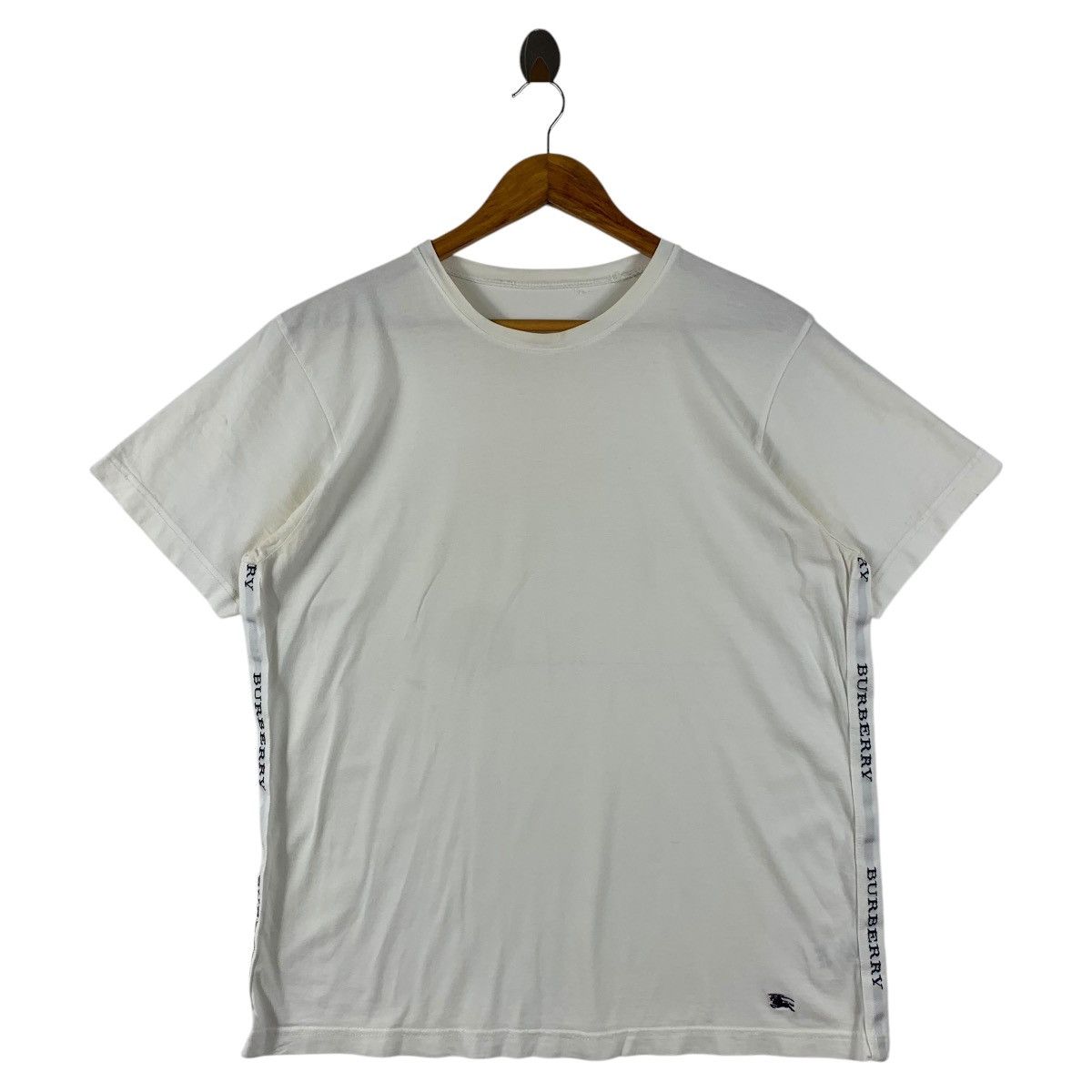 Burberry × Designer BURBERRY London side tape tee Size US M / EU 48-50 / 2 - 1 Thumbnail