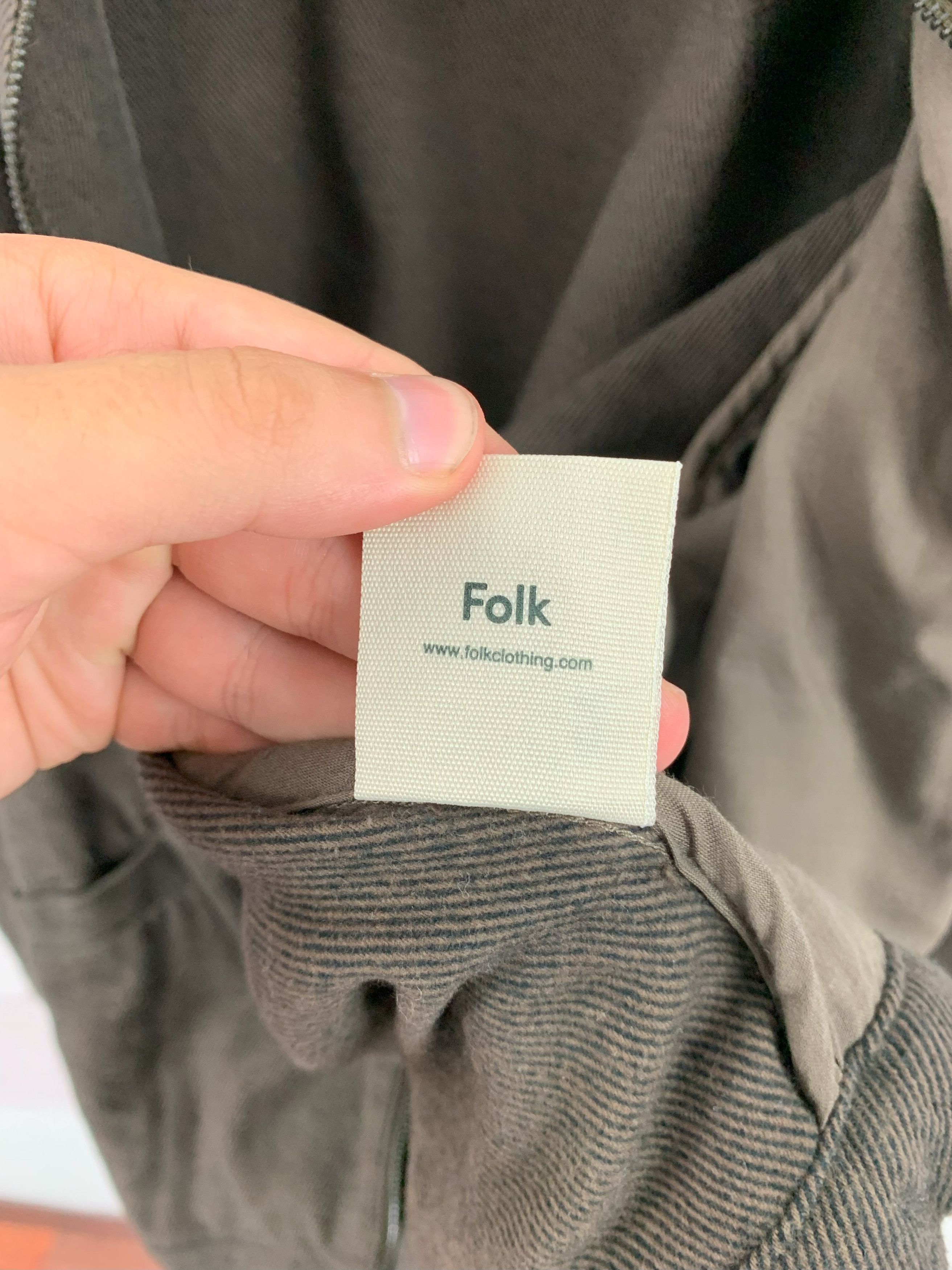Folk Folk Cotton Full Zip Collared Jacket Size L Size US L / EU 52-54 / 3 - 15 Thumbnail