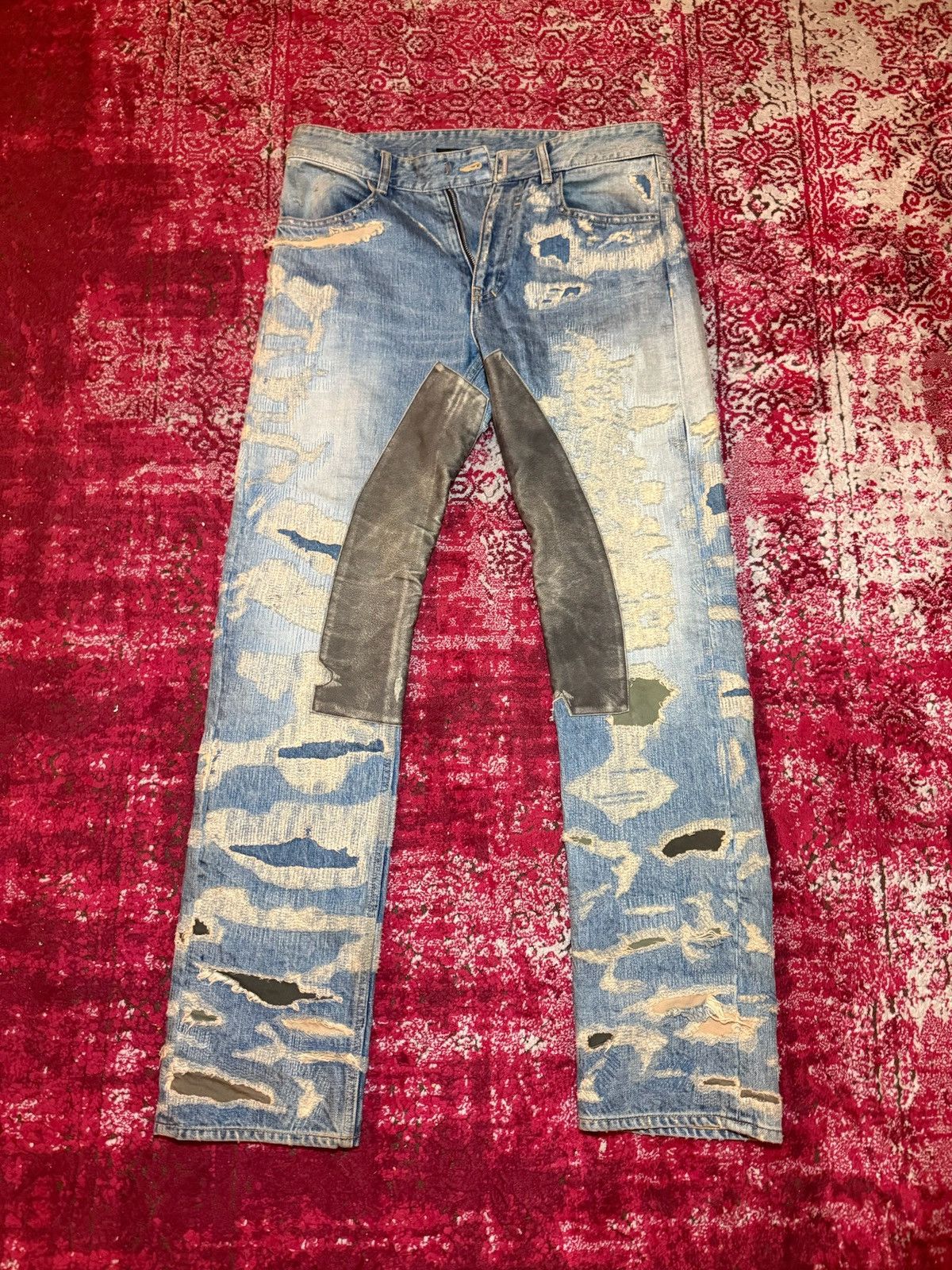 パンツ Givenchy boro moleskin jeans size29 Givenchy Givenchy moleskin boro denim pants | Grailed