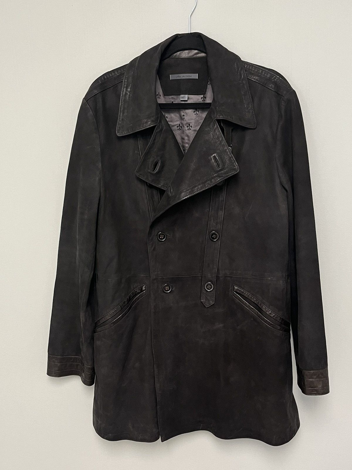 John Varvatos Suede trench coat. 50 Size US M / EU 48-50 / 2 - 3 Thumbnail
