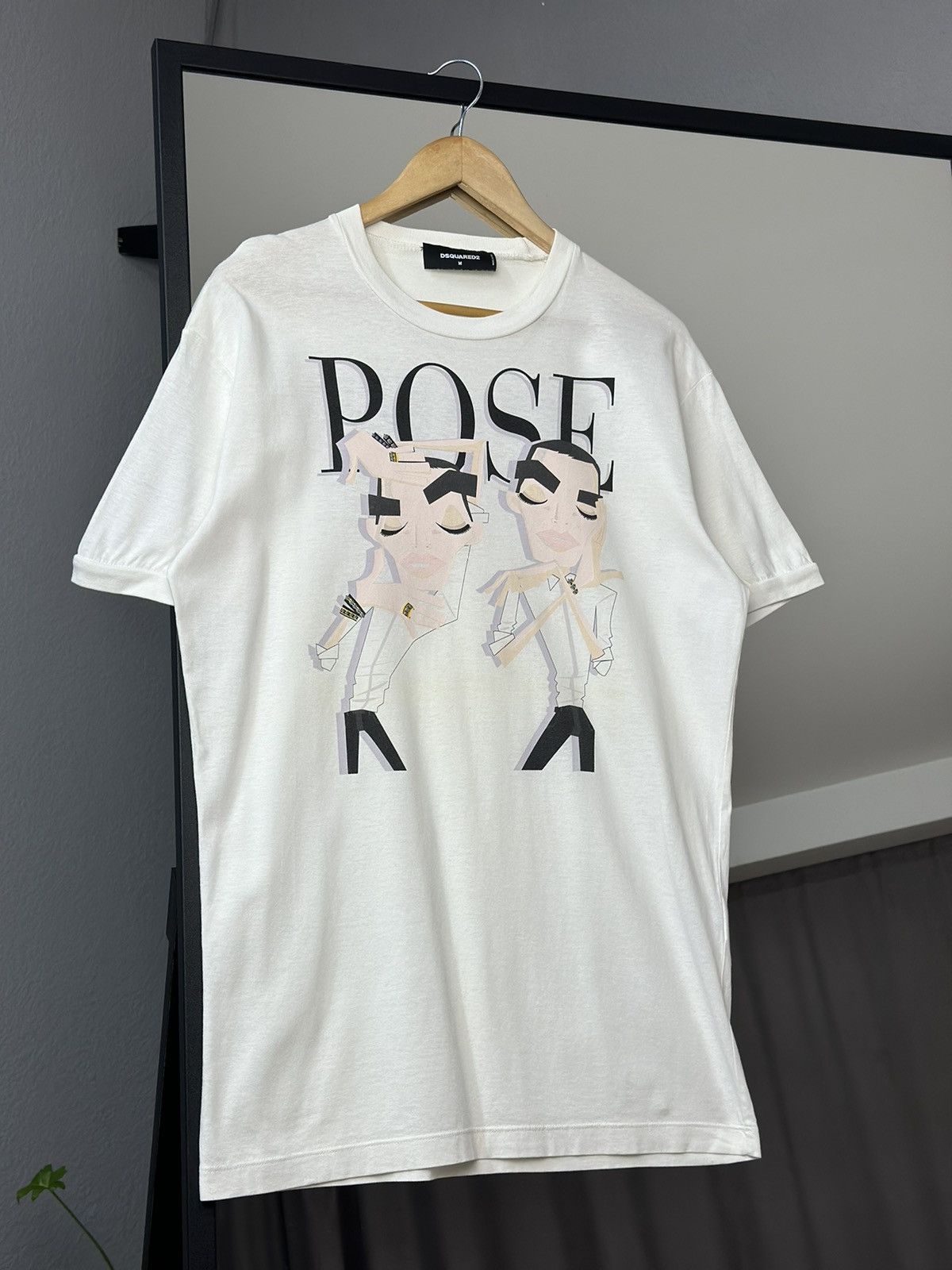 Dsquared2 Dsquared2 T-shirt ROSE Design Ibrahimovic Denim Italy Y2K Size US M / EU 48-50 / 2 - 3 Thumbnail