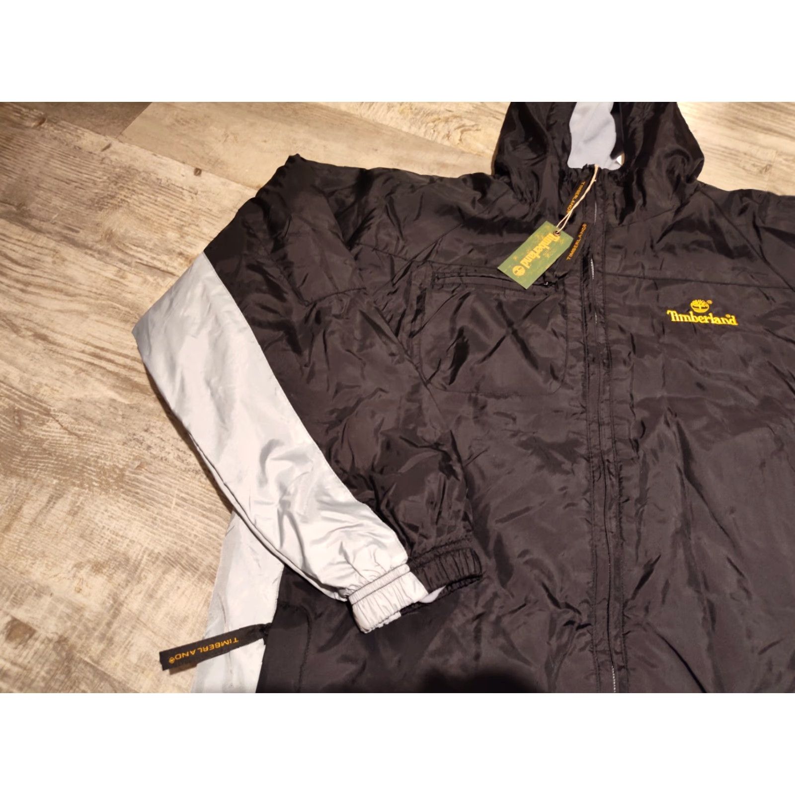 Timberland Timberland Weathergear Full Zip Hooded Jacket L Nylon Waterproof Black Parka Casual Winter Men L Size US L / EU 52-54 / 3 - 4 Thumbnail