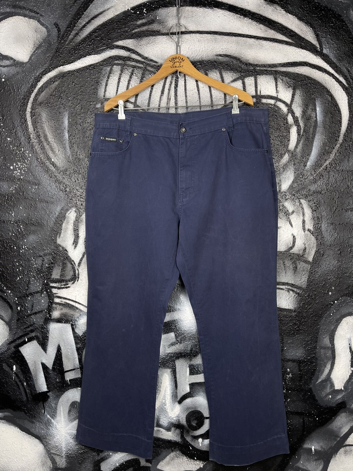 Yves Saint Laurent Vintage Yves Saint Laurent Blue Trousers Men’s Pants Size 40 Size US 40 / EU 56 - 3 Thumbnail