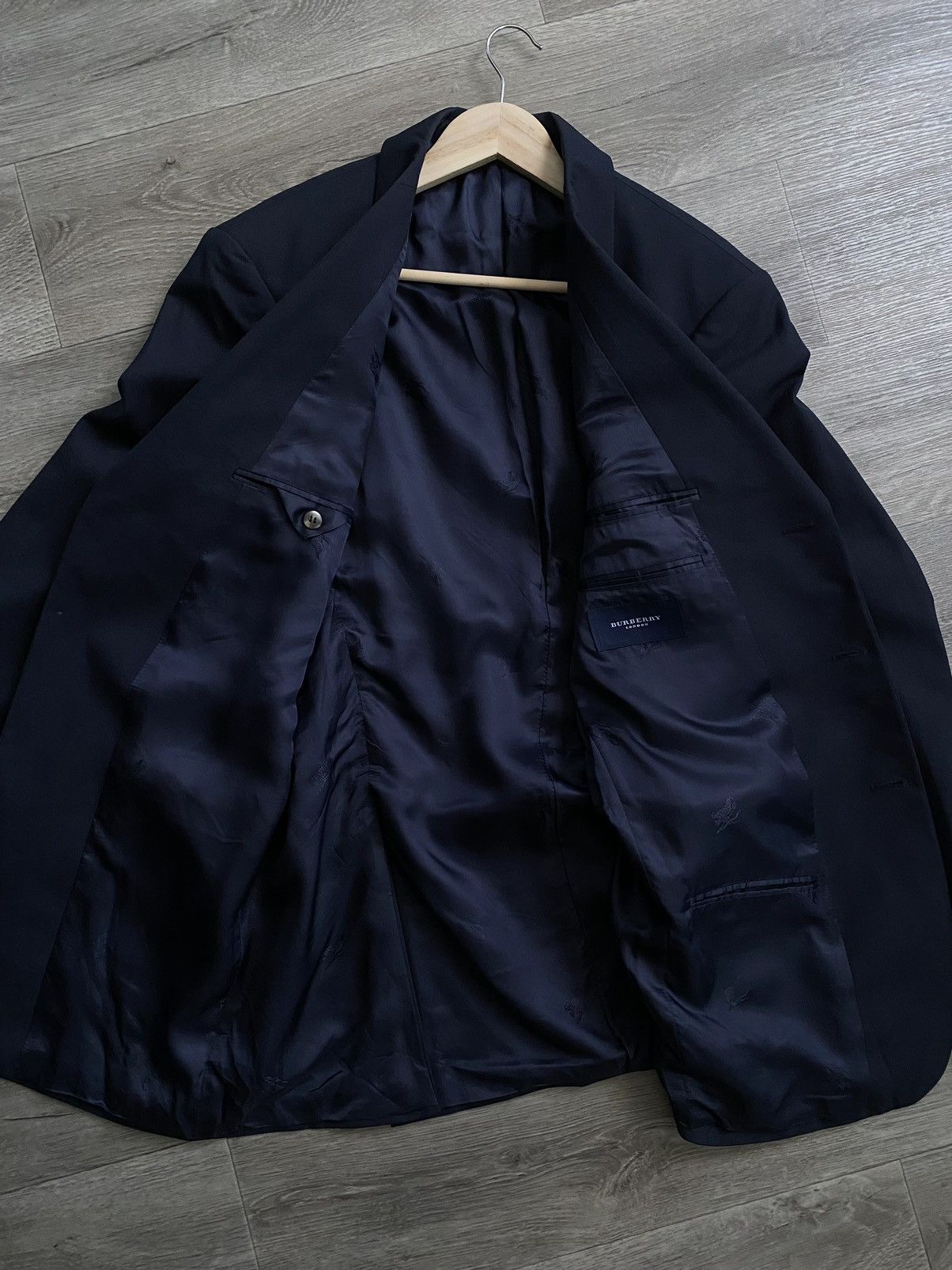Burberry × Vintage 🫧Burberry London Vintage Blazer Jacket Wool L Size US L / EU 52-54 / 3 - 7 Thumbnail