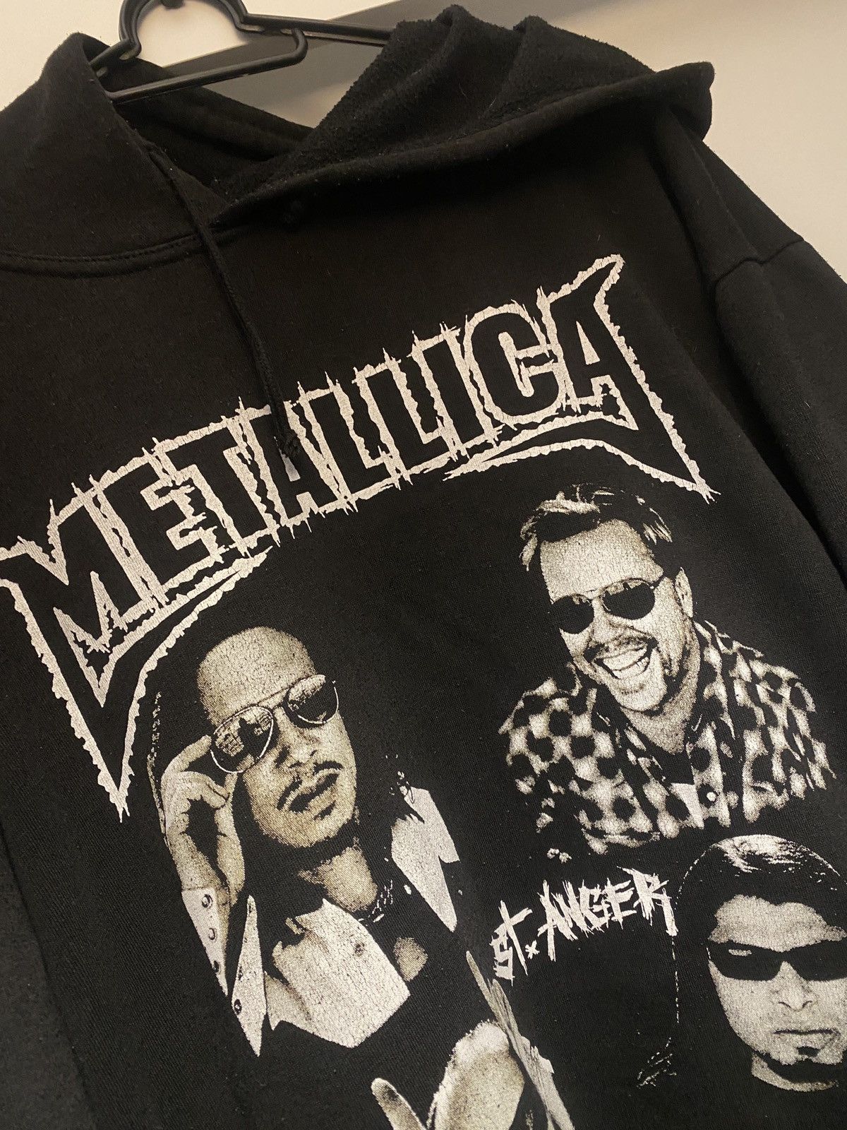Metallica Vintage metallica ultra rare st anger two sided hoodie 00s Size US XL / EU 56 / 4 - 4 Thumbnail