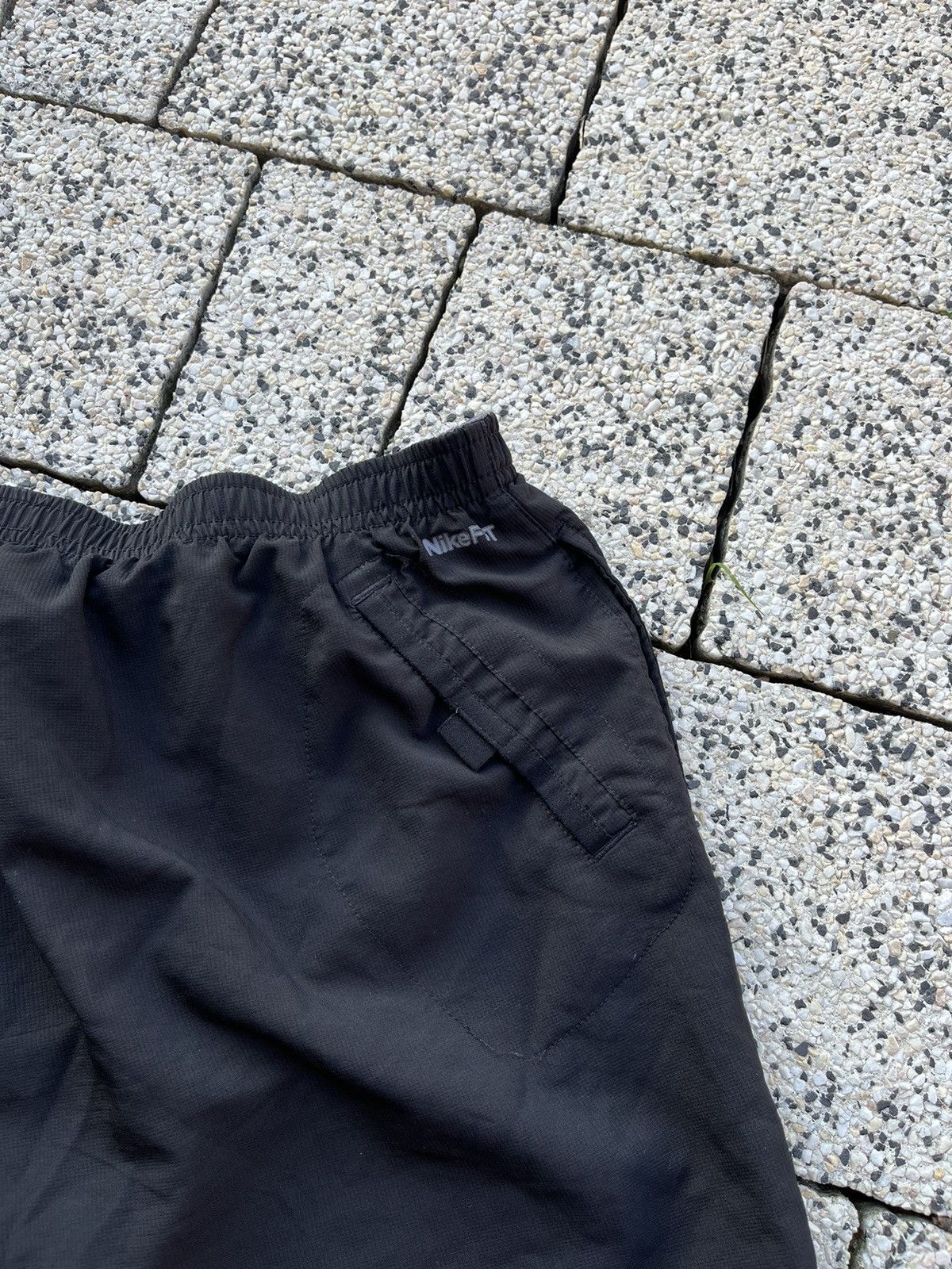 Nike × Vintage Nike Track Vintage Shorts Streetwear Y2K Drill Nylon Size US 36 / EU 52 - 3 Thumbnail