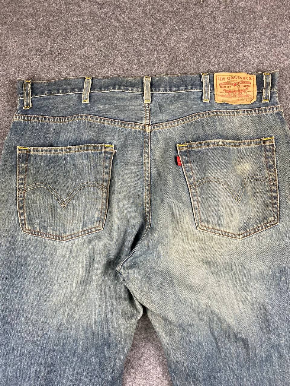 Levi's vintage levis 584 loose straight baggy denim nice design Size US 42 / EU 58 - 3 Thumbnail