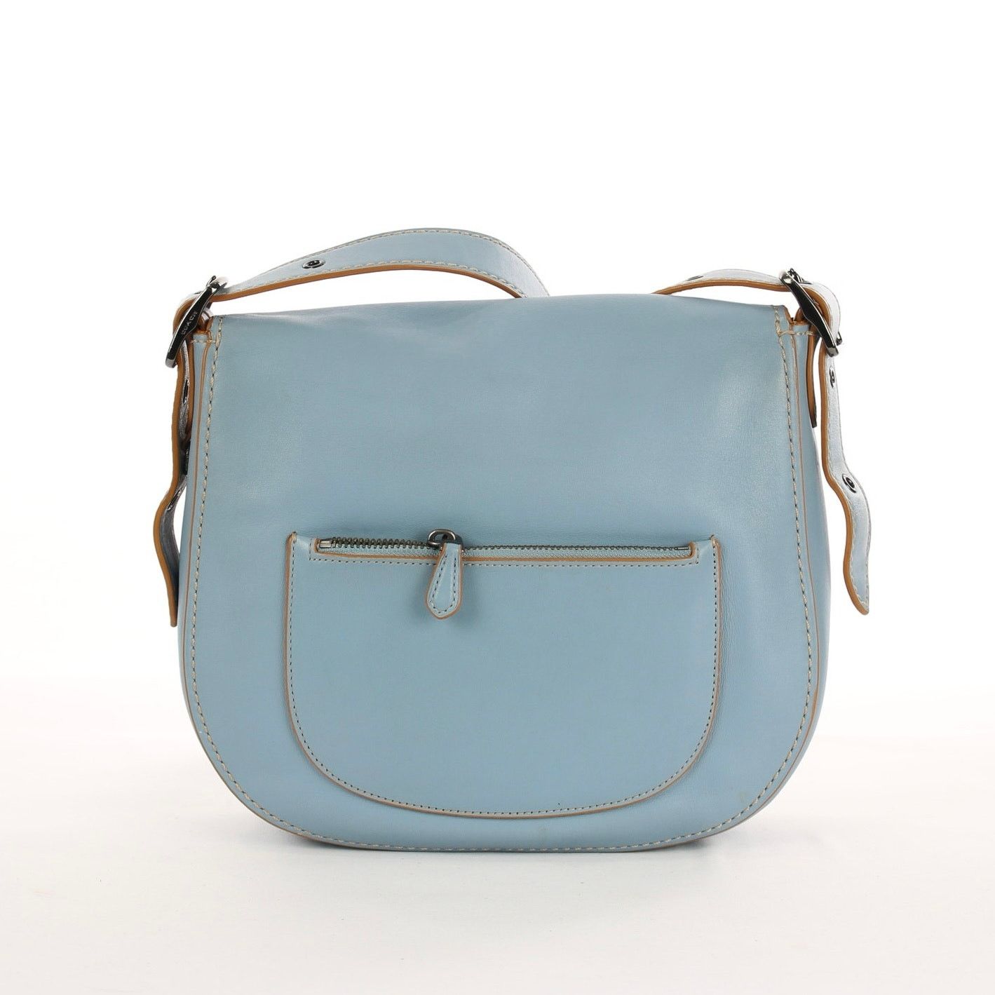 Coach Coach 75th Anniversary Light Blue Leather Crossbody Bag Size ONE SIZE - 2 Thumbnail