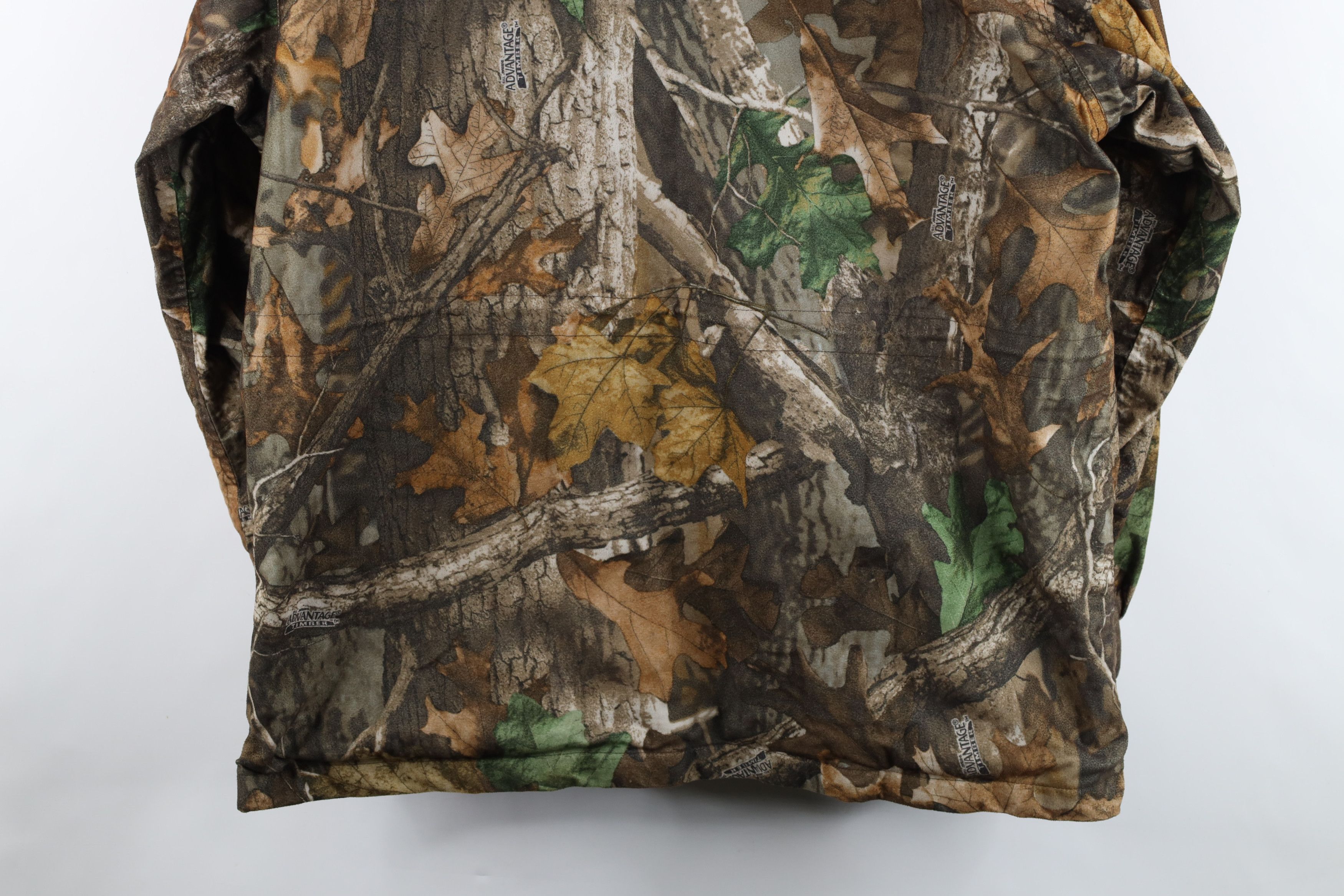 Vintage Vintage 90s Streetwear Timber Camouflage Hooded Jacket Size US L / EU 52-54 / 3 - 15 Thumbnail