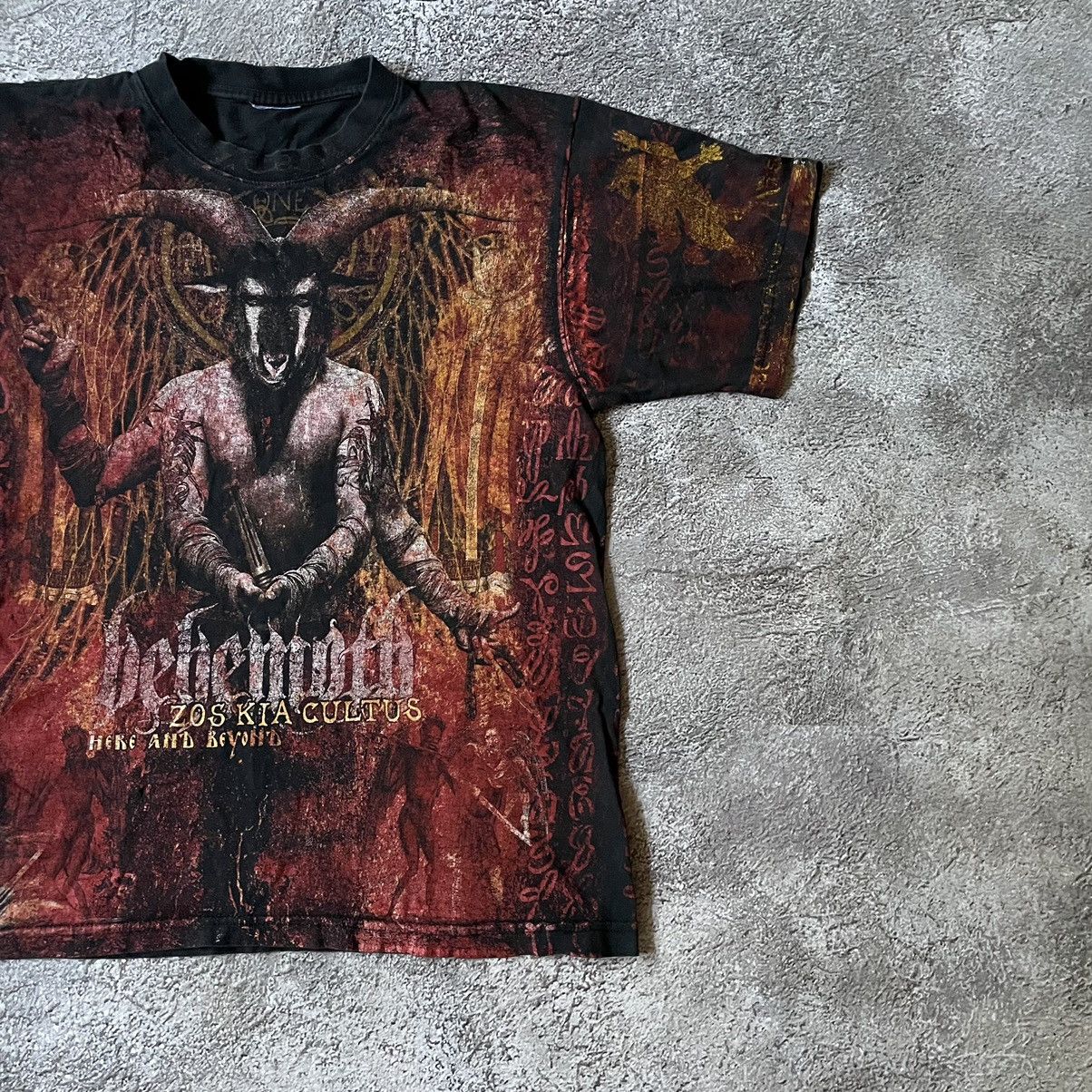 Vintage Vintage 90s Behemoth Graphic Tee Thrashed Horror Grunge M Size US M / EU 48-50 / 2 - 3 Thumbnail