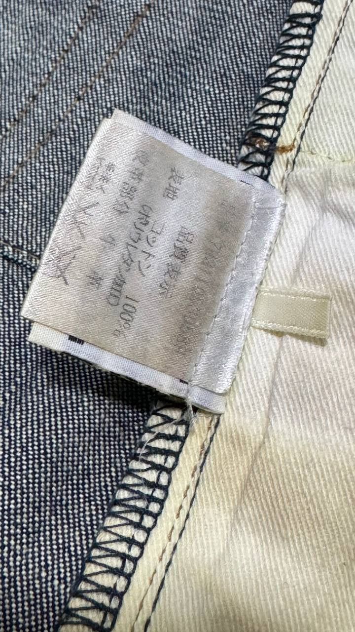Dior AW07 Dior Homme “Navigate” Wax Coated Denim Size US 28 / EU 44 - 10 Thumbnail