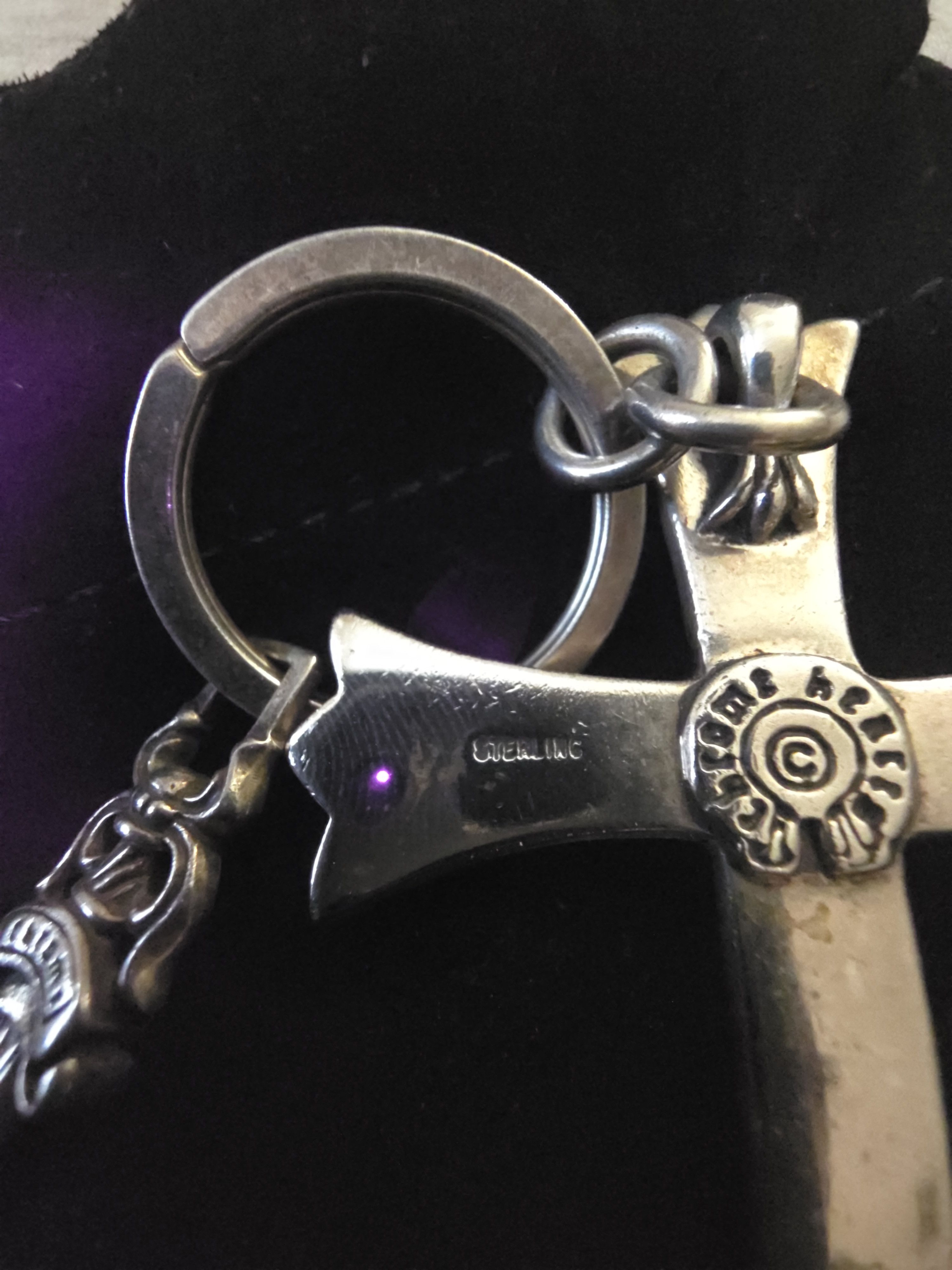 Chrome Hearts Chrome heart large cross keychain dagger Size ONE SIZE - 3 Thumbnail