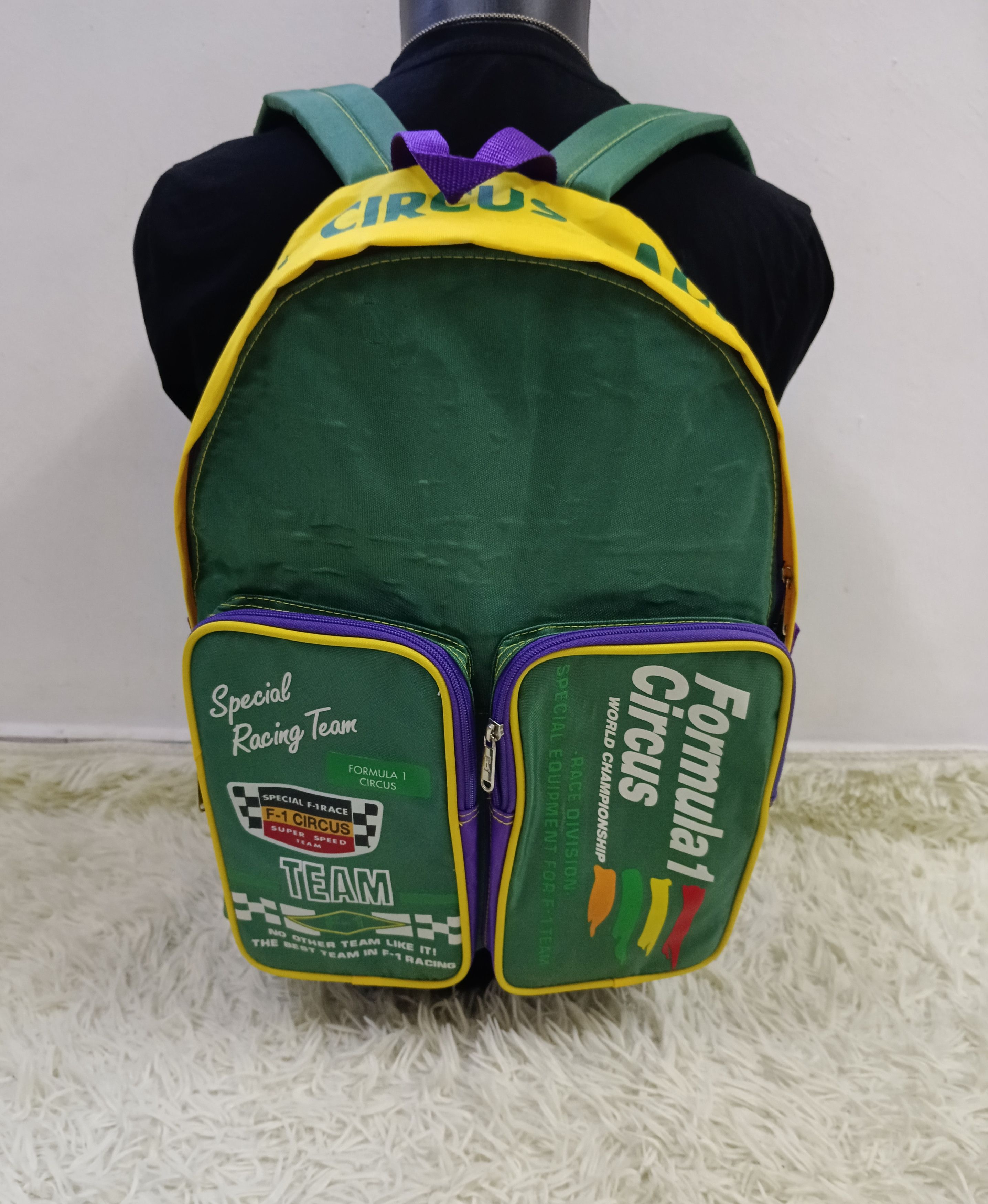 Formula 1 VINTAGE FORMULA 1 RACING MULTICOLOUR BAGPACK Size ONE SIZE - 1 Thumbnail