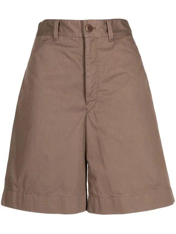Lemaire o1mle0824 Chino Shorts in Brown Size 26" / US 2 / IT 38 - 1 Thumbnail