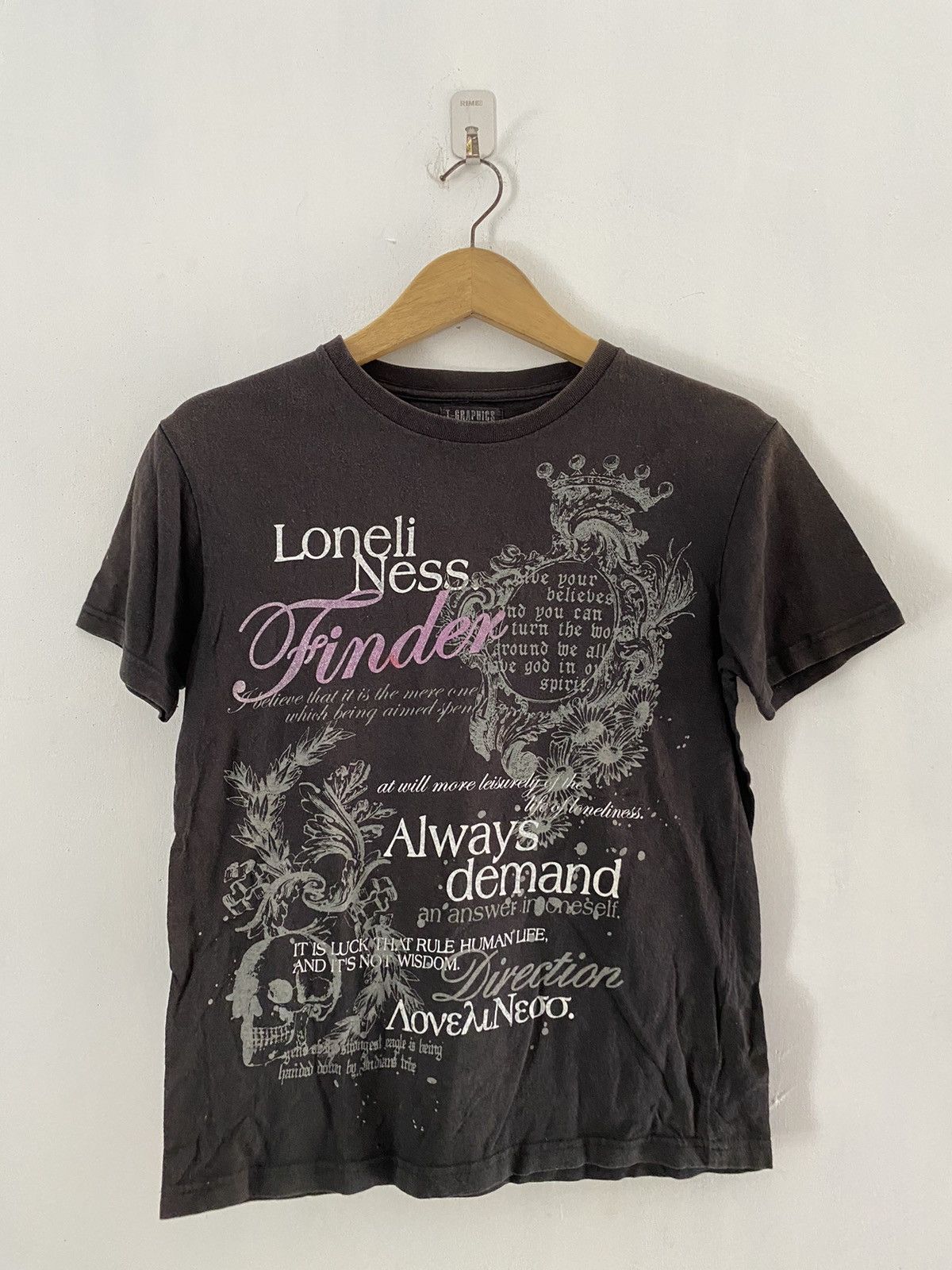 If Six Was Nine × Japanese Brand × Le Grande Bleu (L.G.B.) Vintage t-graphics poem tshirt Size US S / EU 44-46 / 1 - 1 Thumbnail