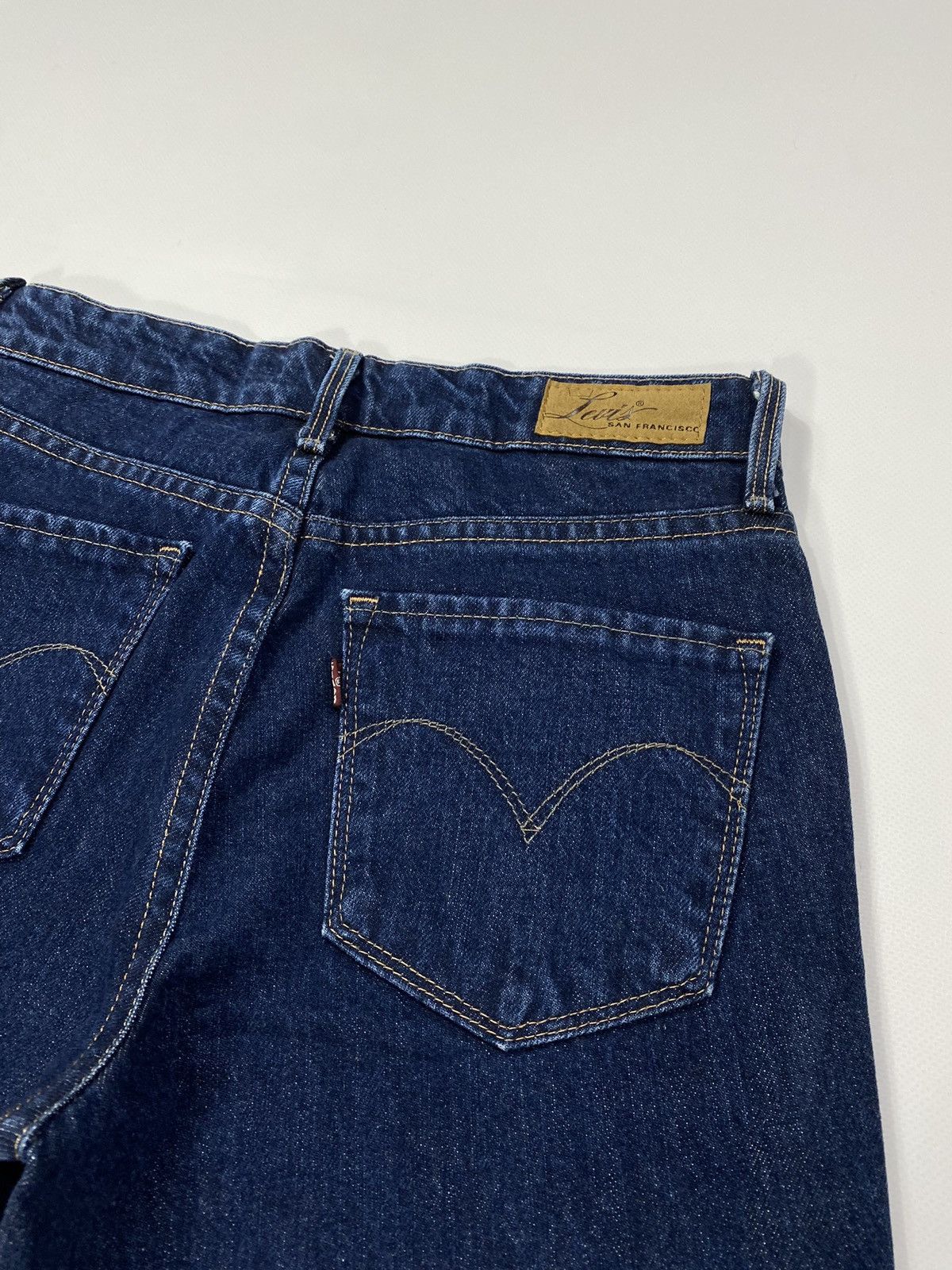 Levi's Levis San Francisco Straight Leg Denim Jeans Pants Size 25" / US 0 / IT 36 - 15 Thumbnail
