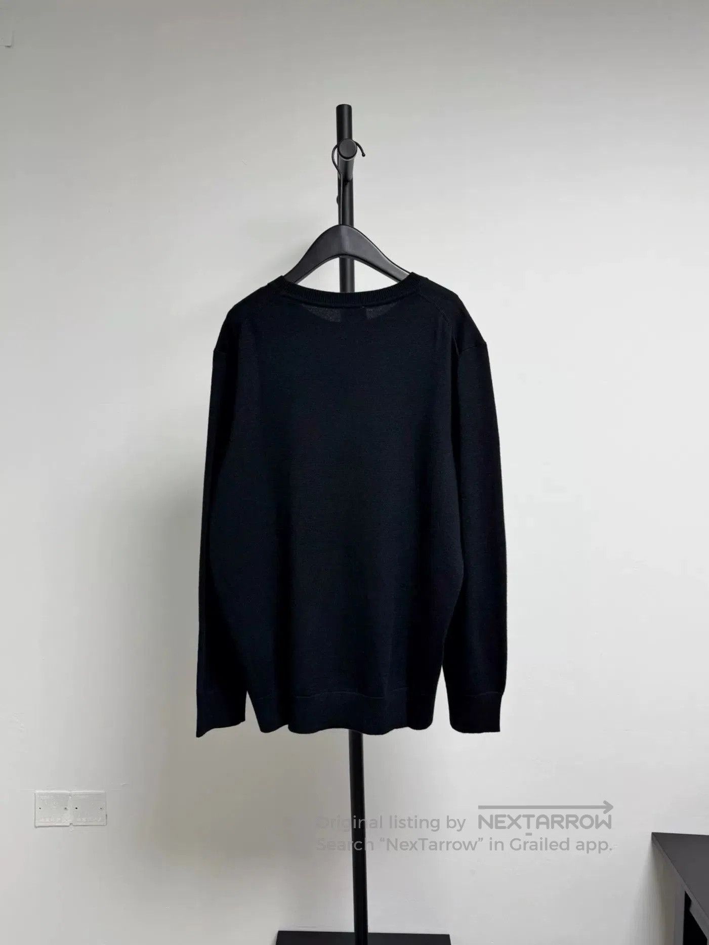 Burberry Burberry Black Wool Sweater XL. Size US XL / EU 56 / 4 - 2 Thumbnail