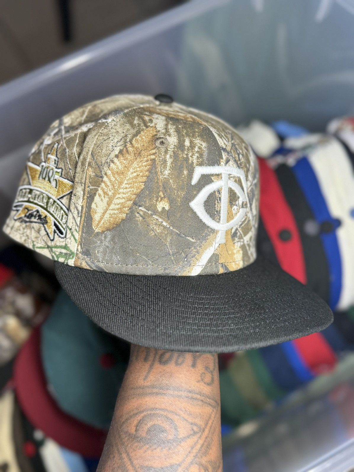 New Era × Supreme 7 1/4 Supreme New Era Multi S Logo Hat in