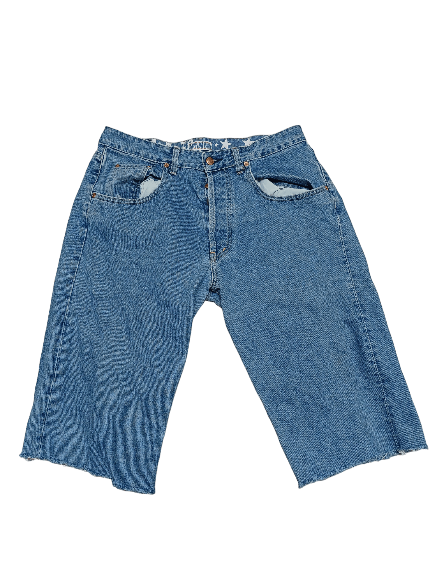 Japanese Brand MADE IN JAPAN CHIPIE FANTASTIC EMBROIDERED LOGO DENIM SHORTS Size US 33 - 3 Thumbnail