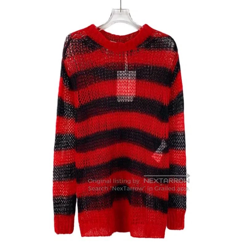 Dior Dior Colour-blocked striped horsehair round-neck long-slee Size XXS / US 00 / IT 34 - 1 Thumbnail
