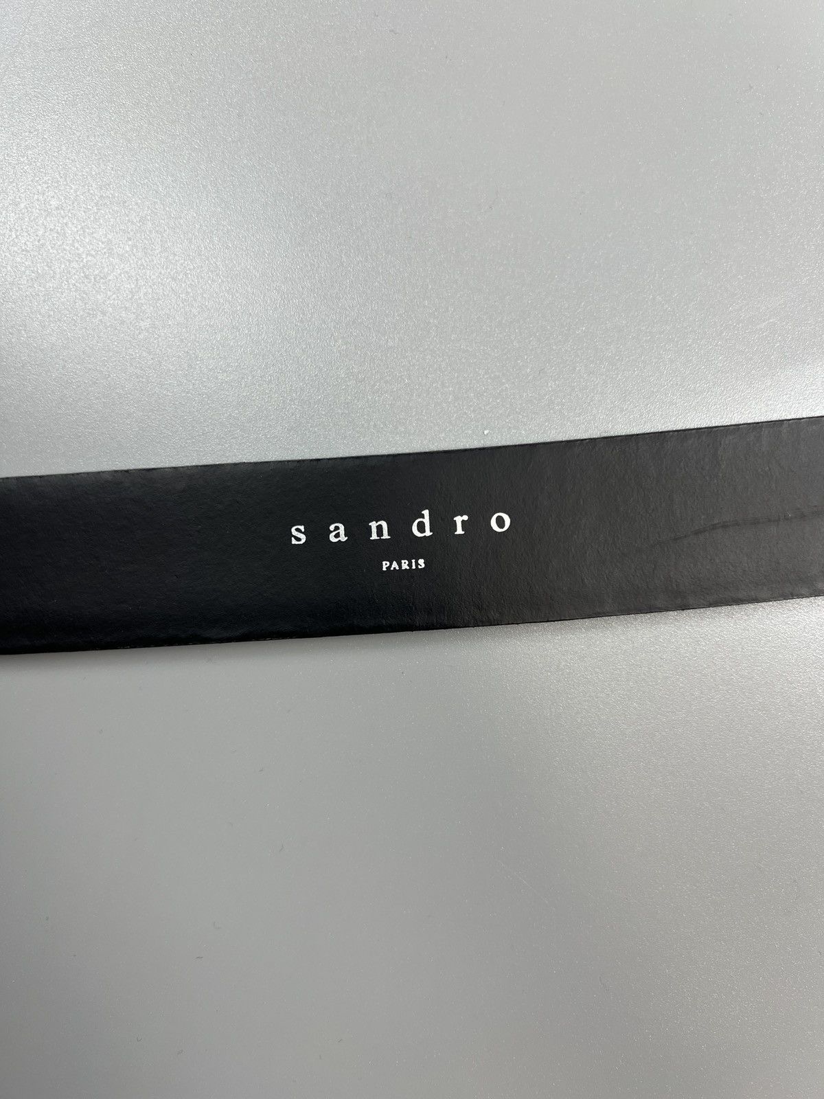 Sandro Sandro Paris Leather Cowhide Formal Belt (Y0618) Size ONE SIZE - 9 Thumbnail