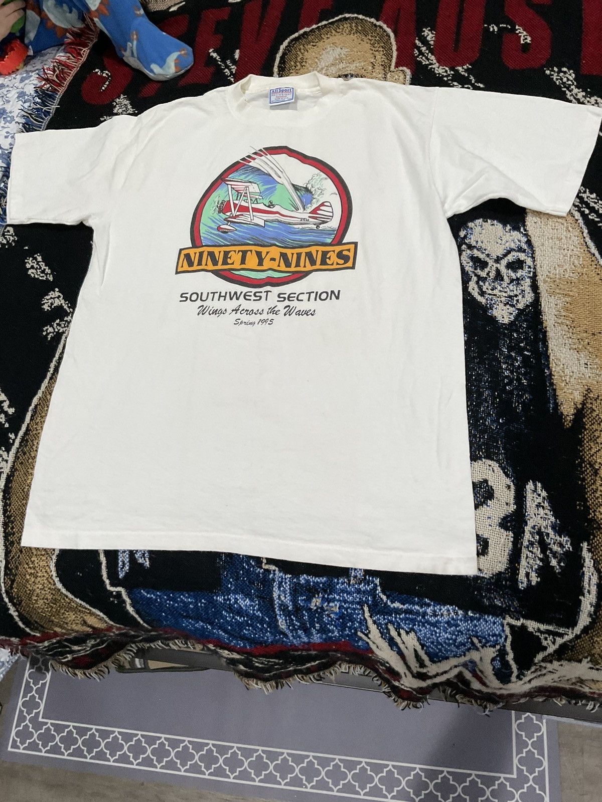 Vintage Vintage airplane ninety- nines shirt large Size US L / EU 52-54 / 3 - 1 Thumbnail