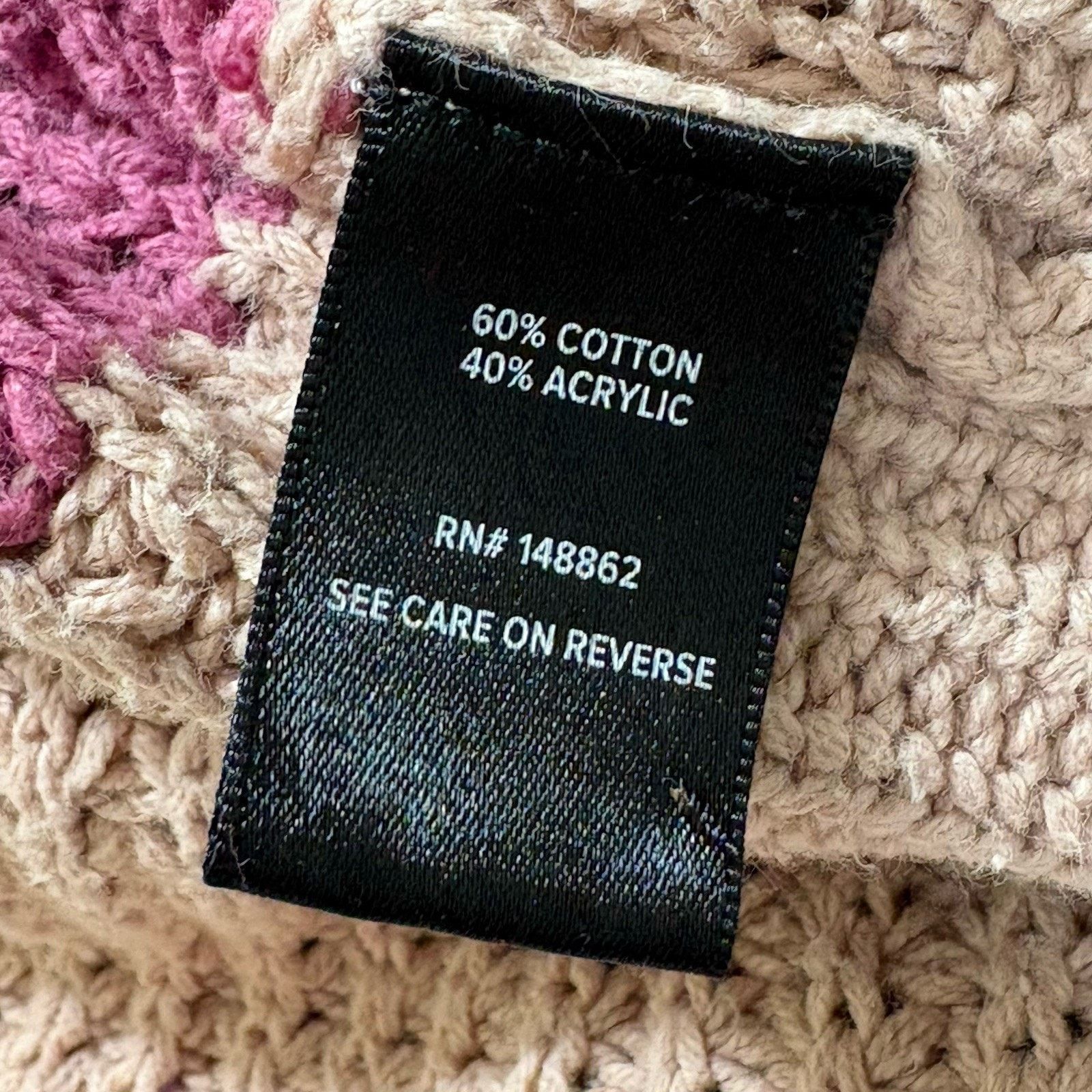Other Torrid 1X Boyfriend Cardigan Open Front Sweater Pink Striped Size XL / US 12-14 / IT 48-50 - 4 Thumbnail