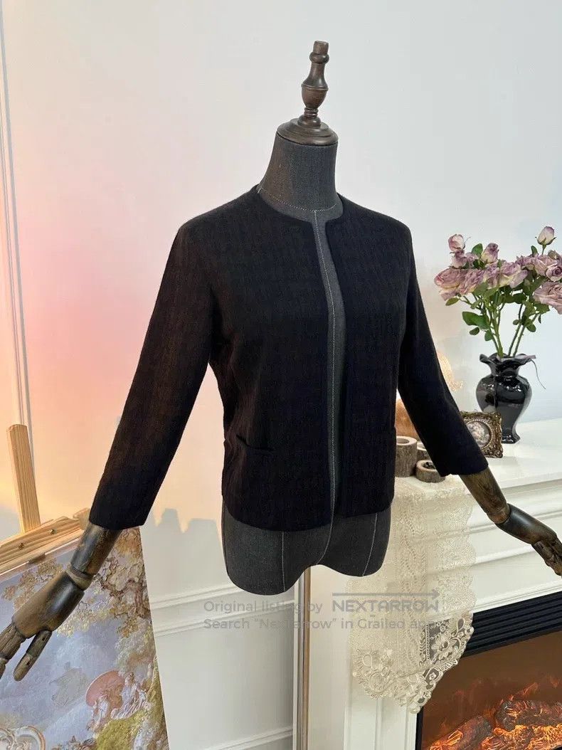 Hermes Hermes Cashmere Knit Open Front Long Sleeve Cardigan Jacke Size M / US 6-8 / IT 42-44 - 1 Thumbnail