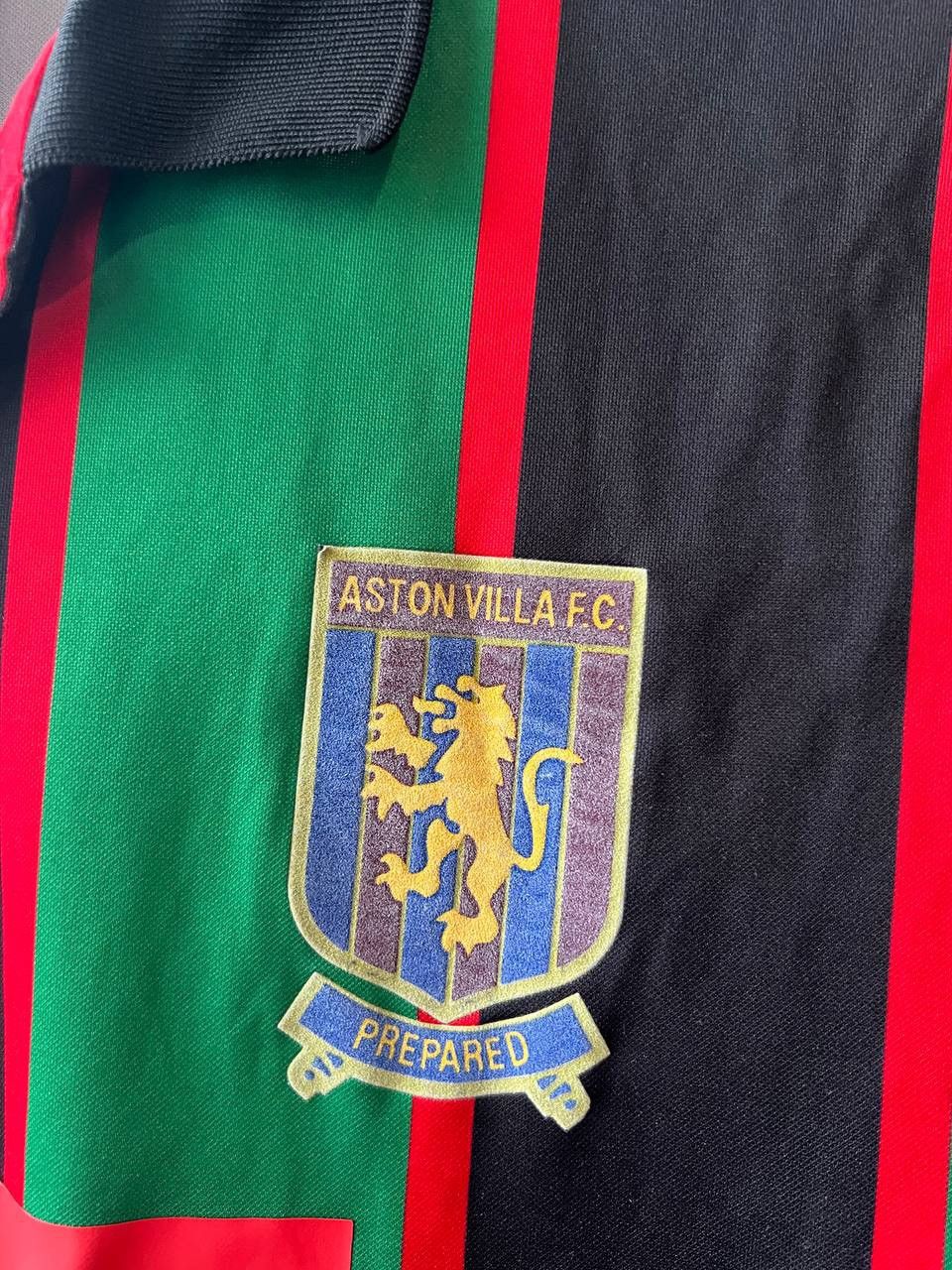 Vintage 1994 ASTON VILLA RETRO REMAKE AWAY SOCCER JERSEY SHIRT SZ L Size US L / EU 52-54 / 3 - 7 Thumbnail