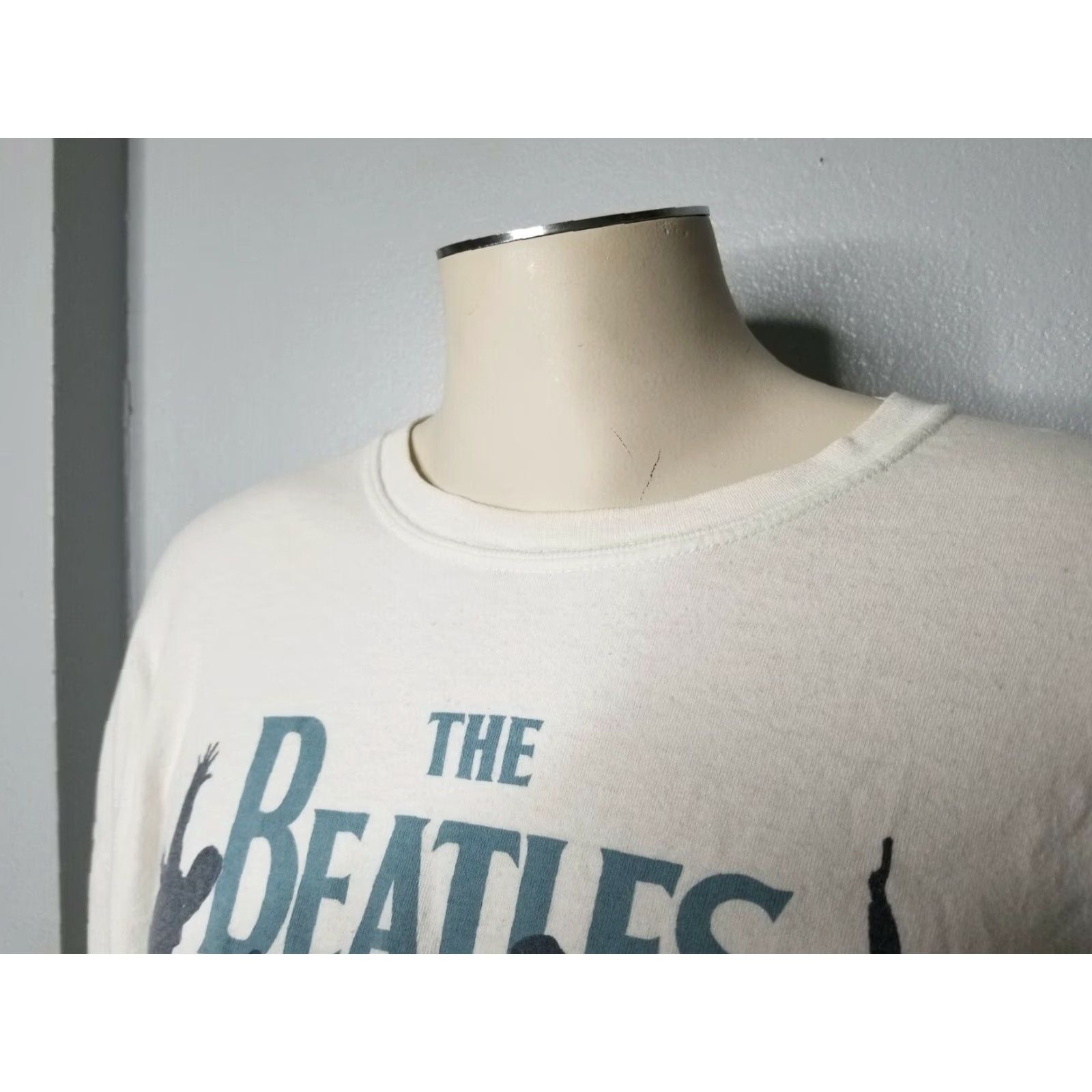 Etro Beatles Shirt Mens 3XL White Retro 2005 Officially Licensed Classic Rock Tee Shirt Size US XXL / EU 58 / 5 - 2 Thumbnail
