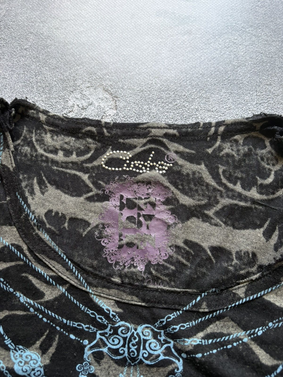 Custo Barcelona Vintage Custo Barcelona Y2K Rhinestones Grunge Tank Top Size M / US 6-8 / IT 42-44 - 9 Thumbnail