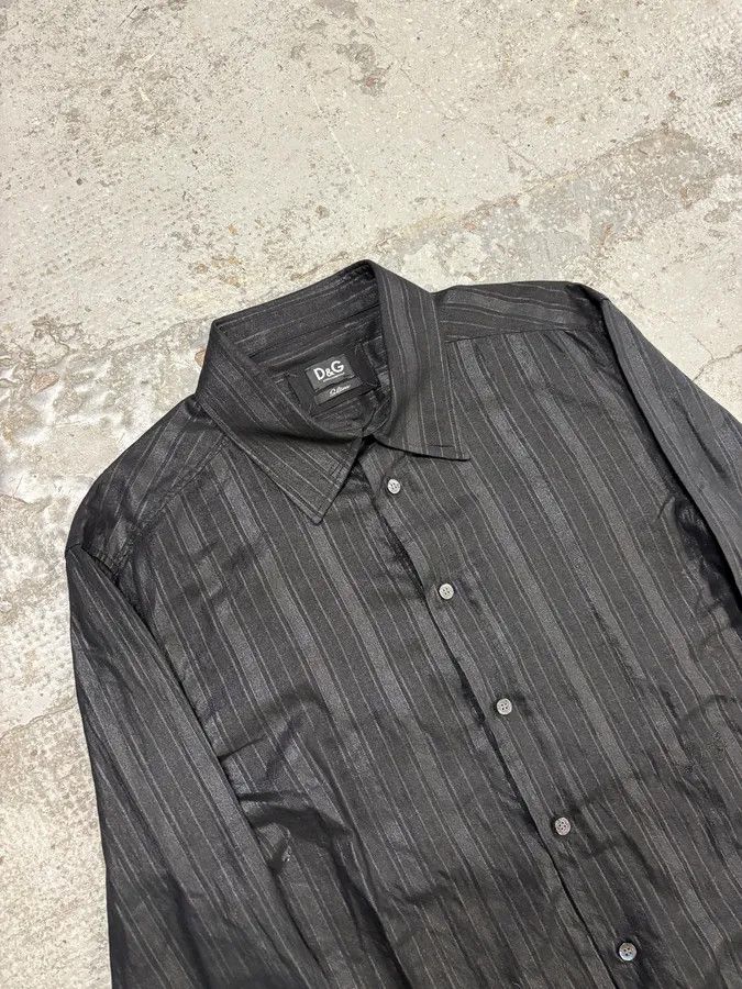 Dolce & Gabbana 2000s Dolce & Gabbana Black Stripes Shirt Size US M / EU 48-50 / 2 - 5 Thumbnail
